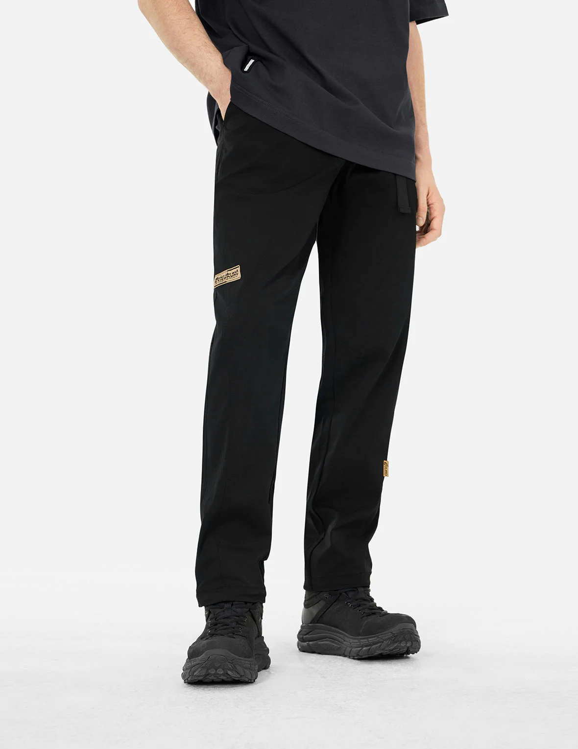 Seagull and Logo Embroidery Regular Fit Sport Pants - Image 5