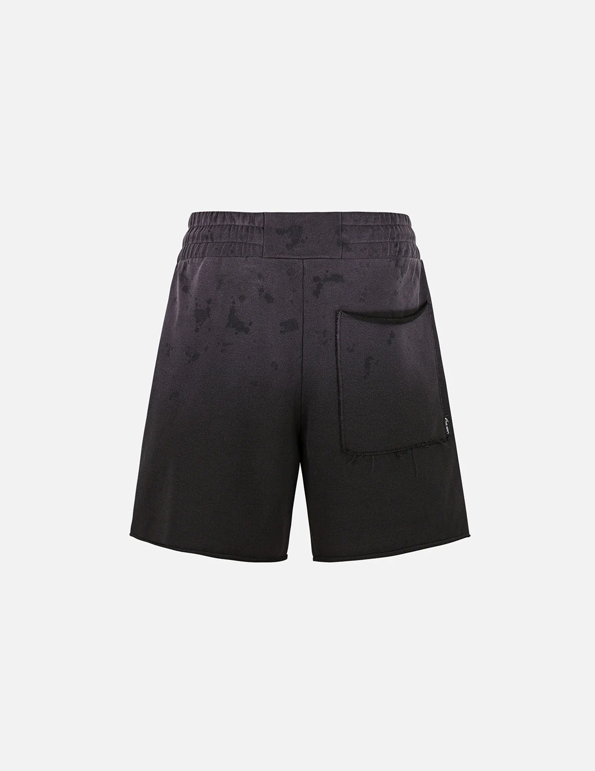 Seagull and Logo Embroidery Relax Fit Rock-Washed Sweatshorts - Image 2
