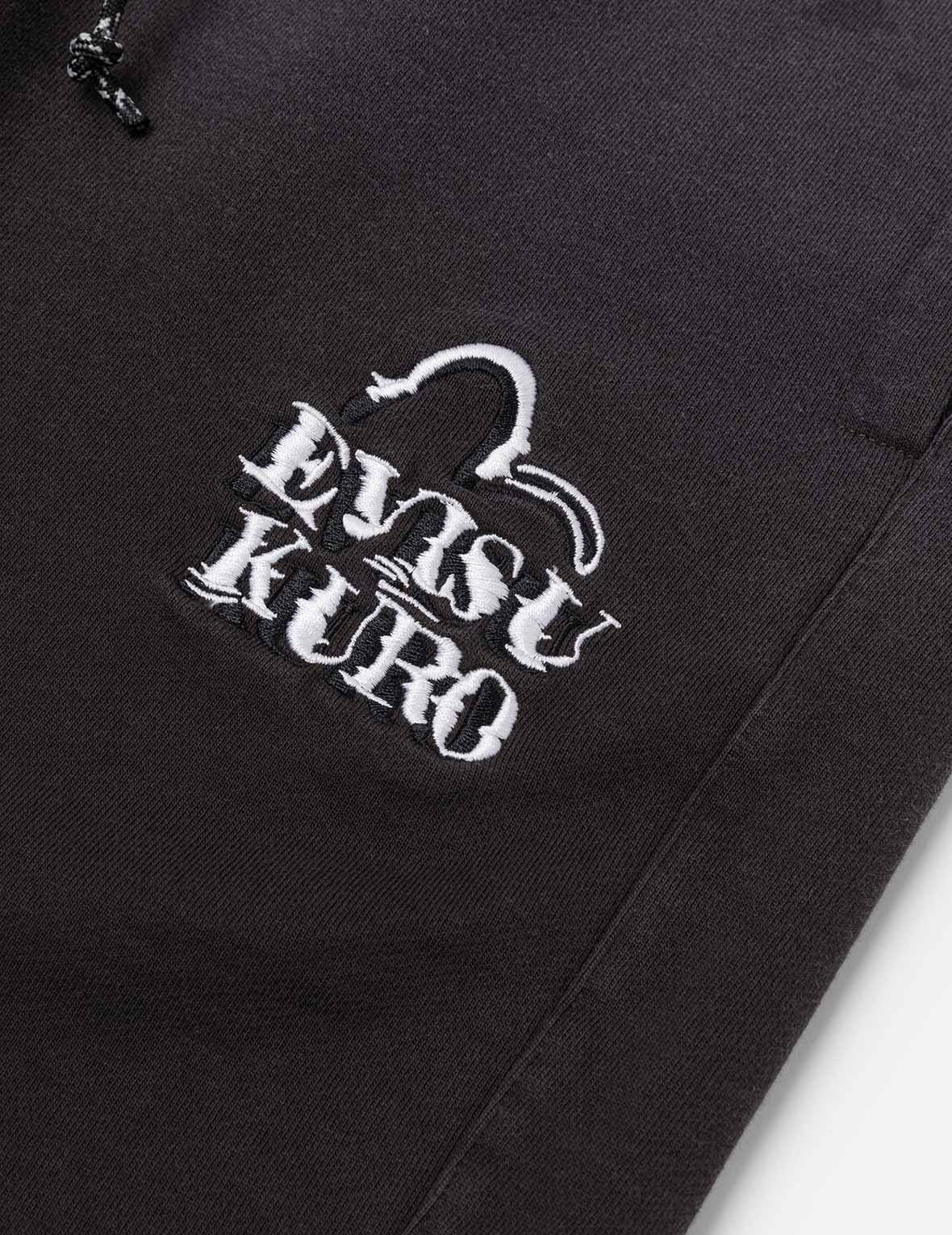 Seagull and Logo Embroidery Relax Fit Rock-Washed Sweatshorts - Image 5
