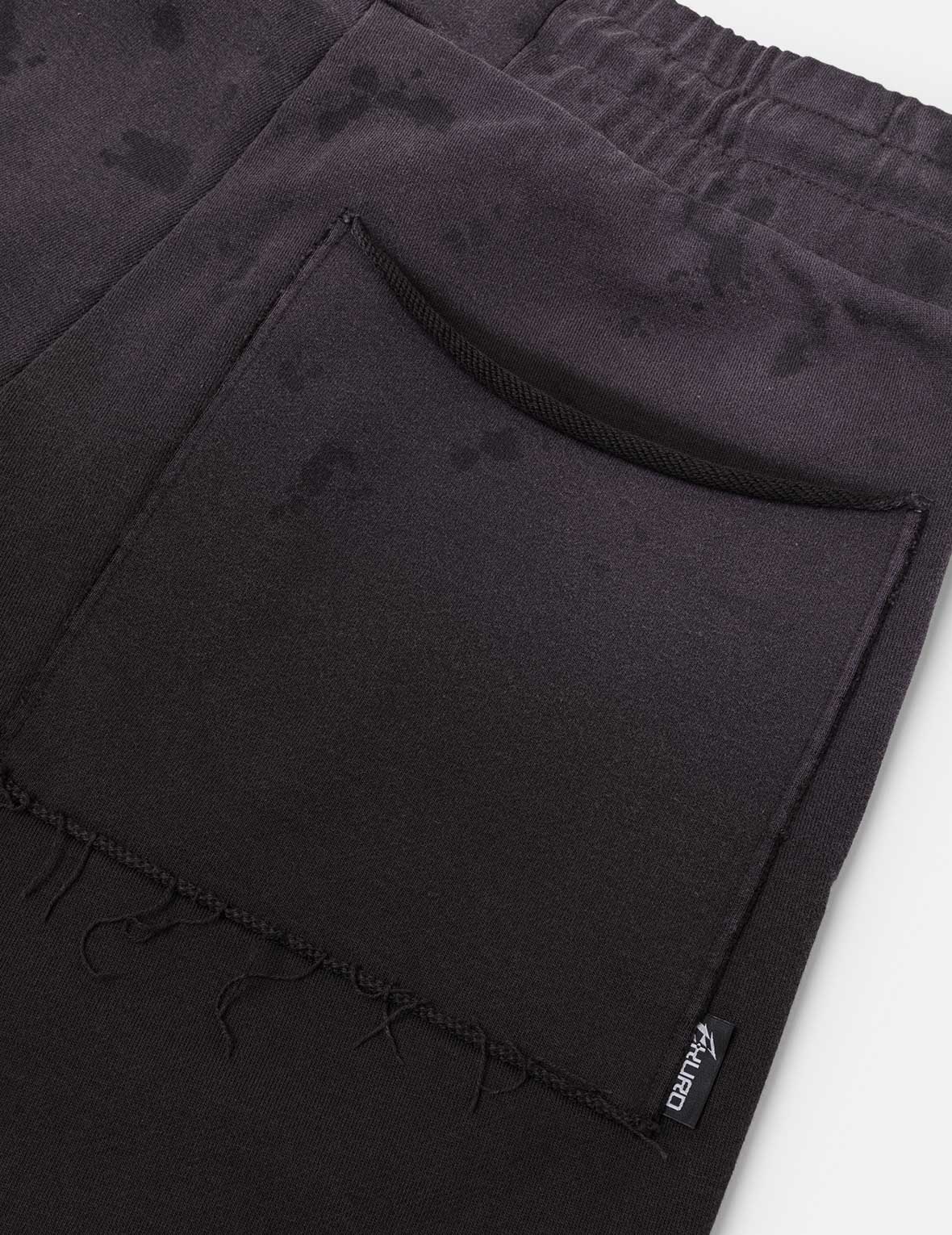 Seagull and Logo Embroidery Relax Fit Rock-Washed Sweatshorts - Image 9