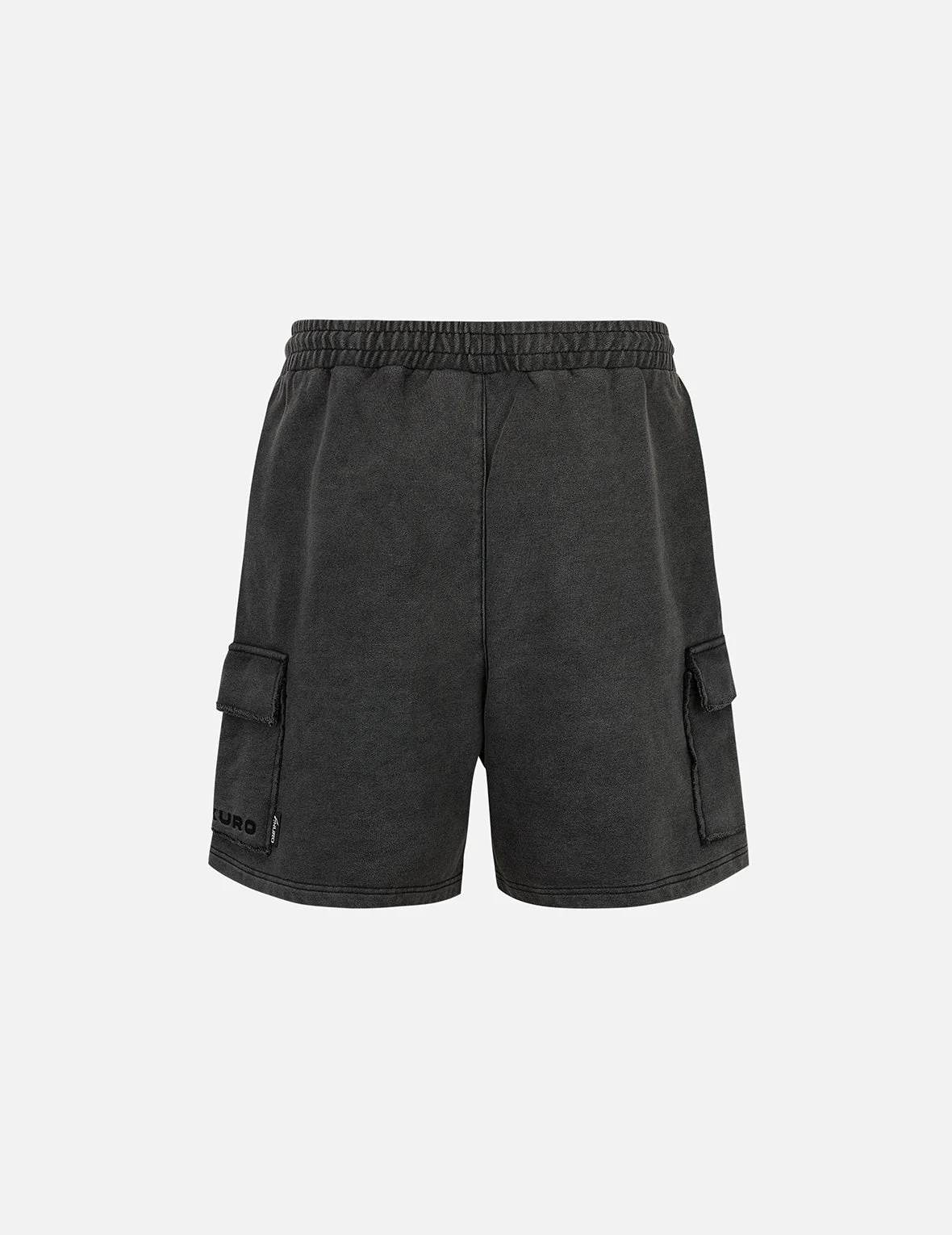 Seagull and Logo Embroidery Relax Fit Sun-Dried Finish Sweatshorts - Image 3