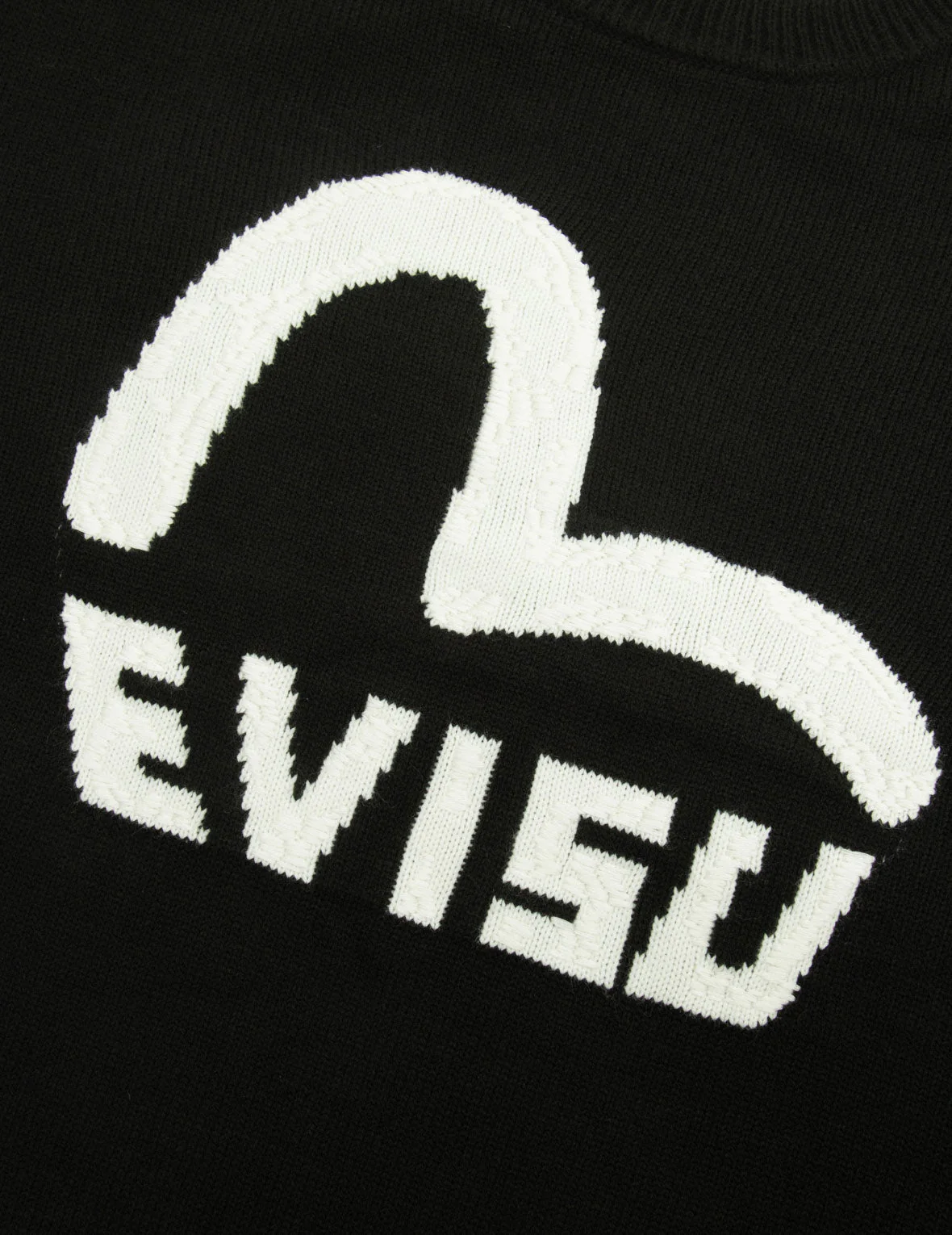 Seagull and Logo Jacquard Loose Fit Knit Sweatshirt - Image 6