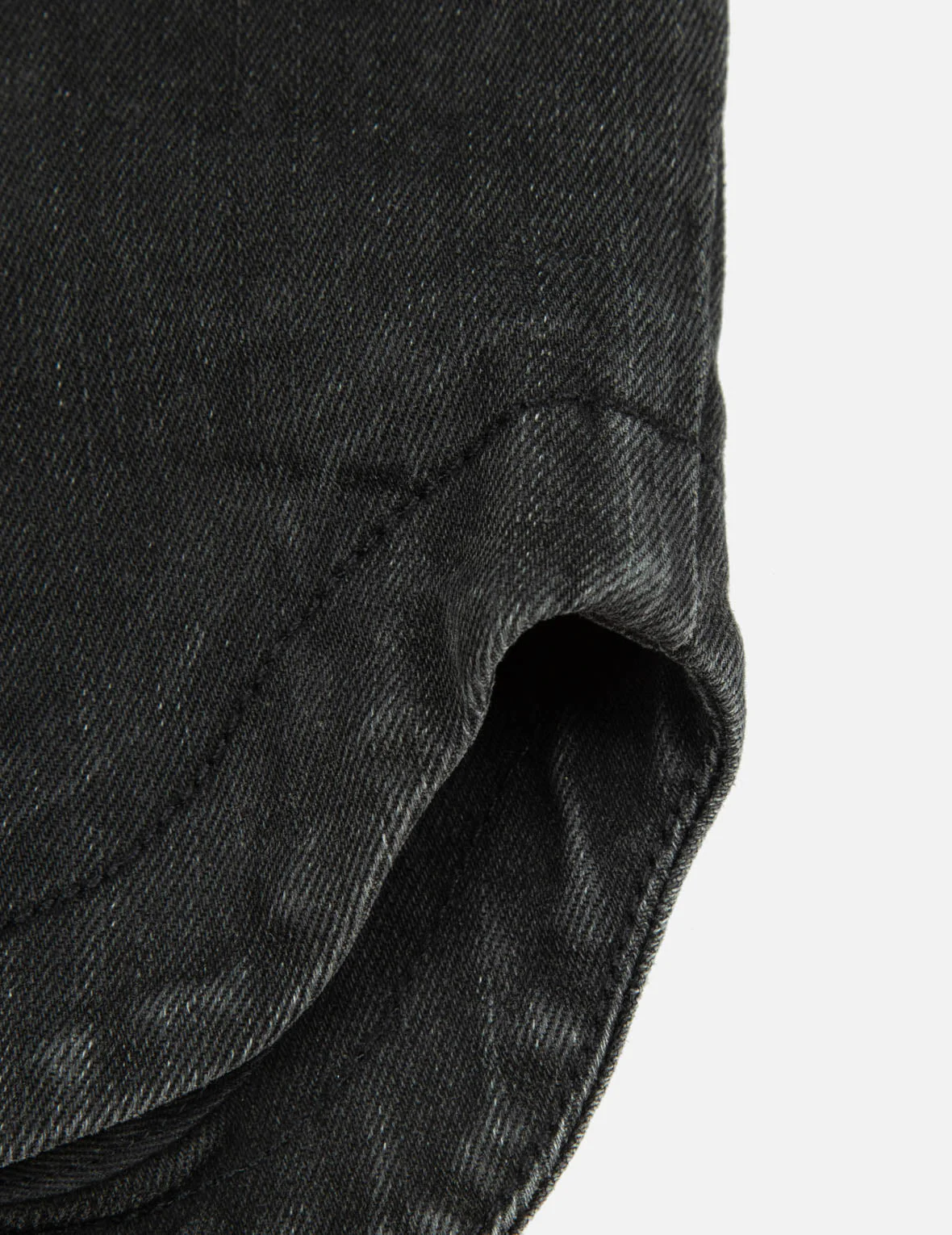 Seagull and Logo Laser Print Fashion Fit Denim Corset Jacket - Image 7