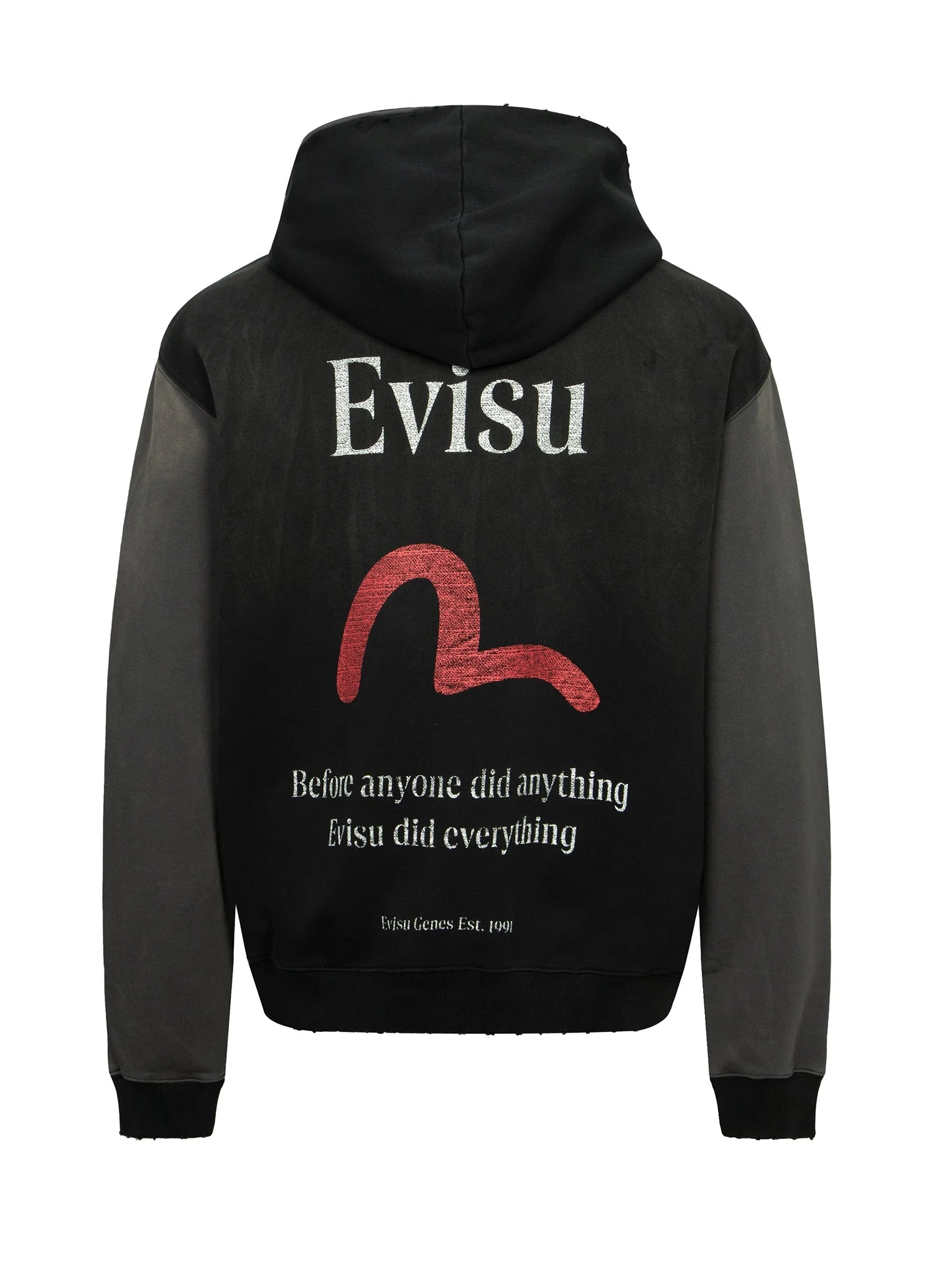 Seagull and Logo Print Boxy Hoodie - Image 16