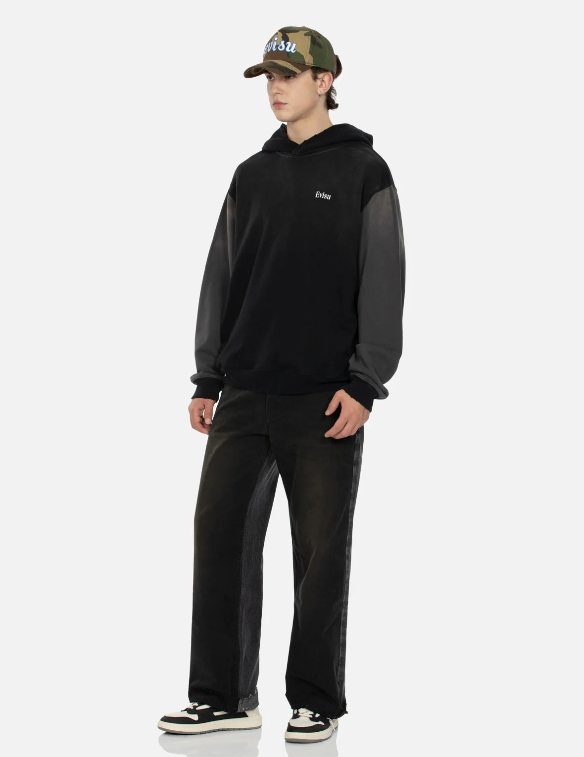 Seagull and Logo Print Boxy Hoodie - Image 4