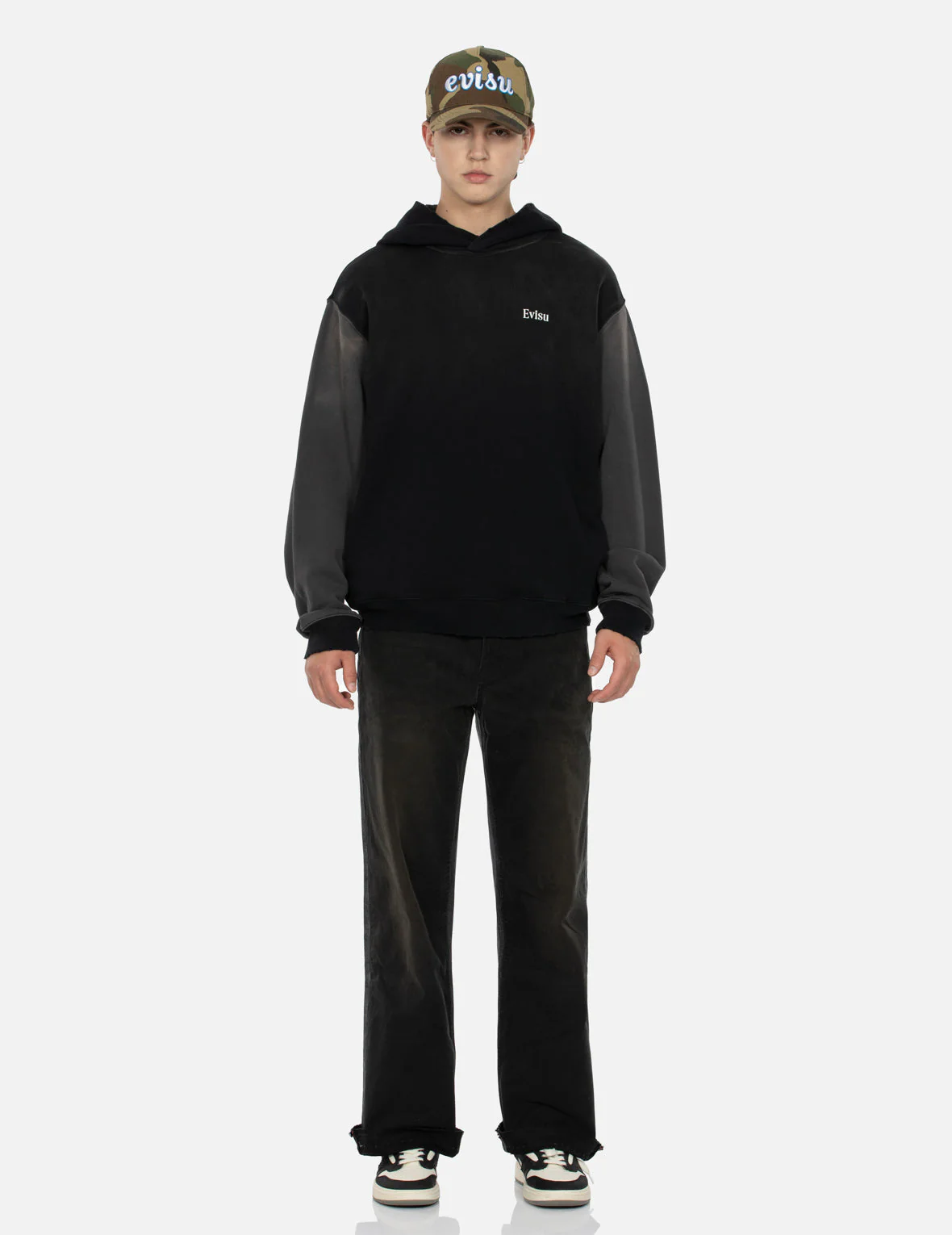 Seagull and Logo Print Boxy Hoodie - Image 6