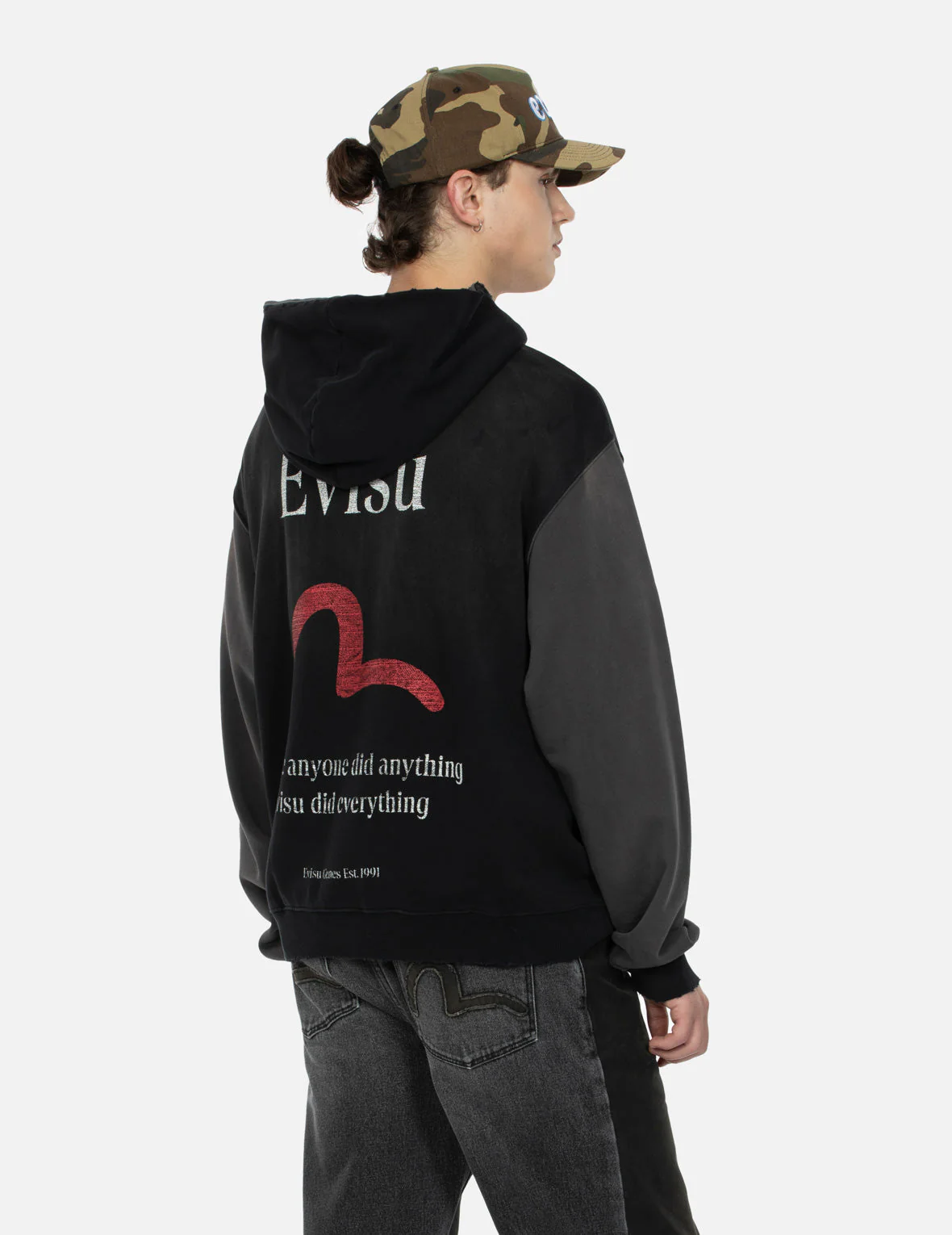 Seagull and Logo Print Boxy Hoodie - Image 7