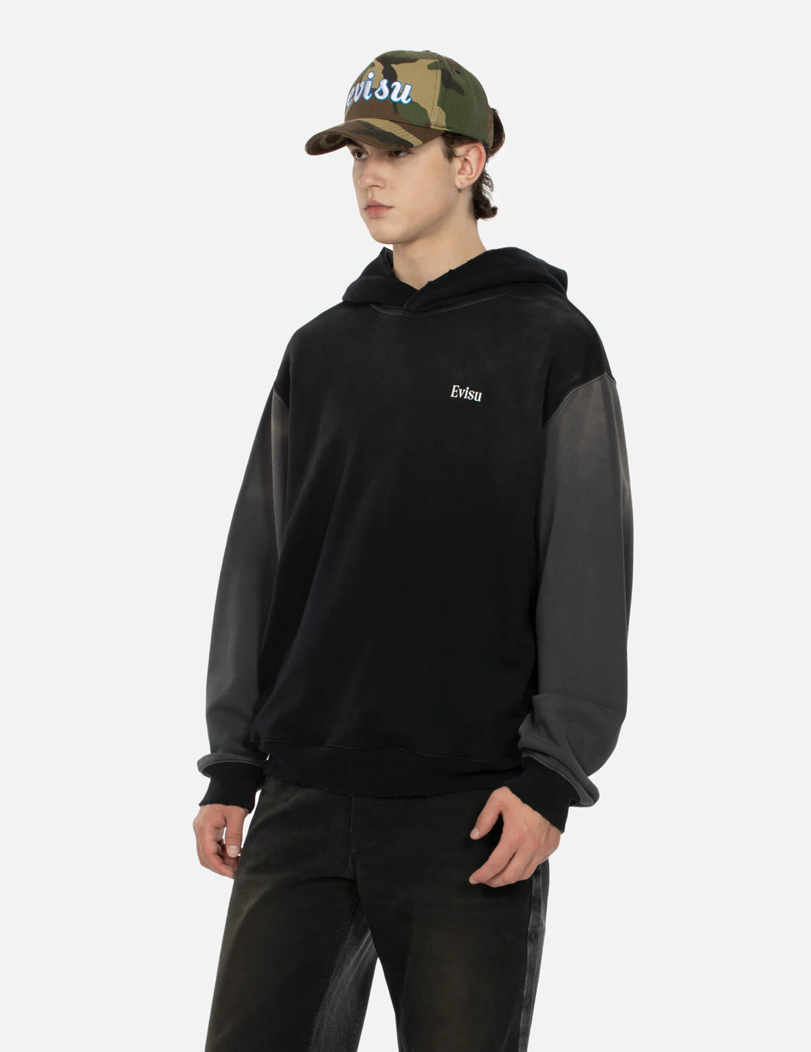 Seagull and Logo Print Boxy Hoodie - Image 8