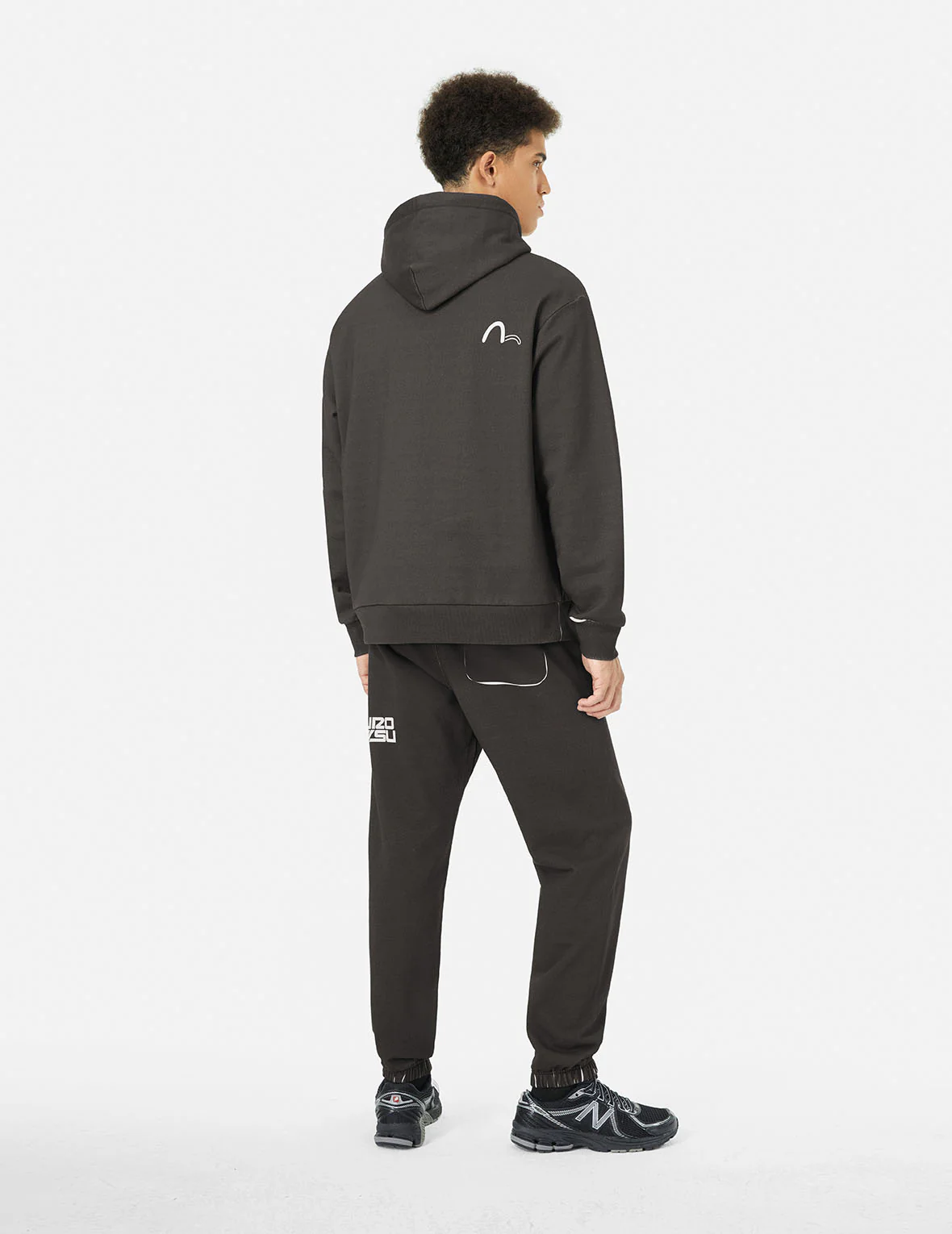 Seagull and Logo Print Regular Fit Sweatpants - Image 9