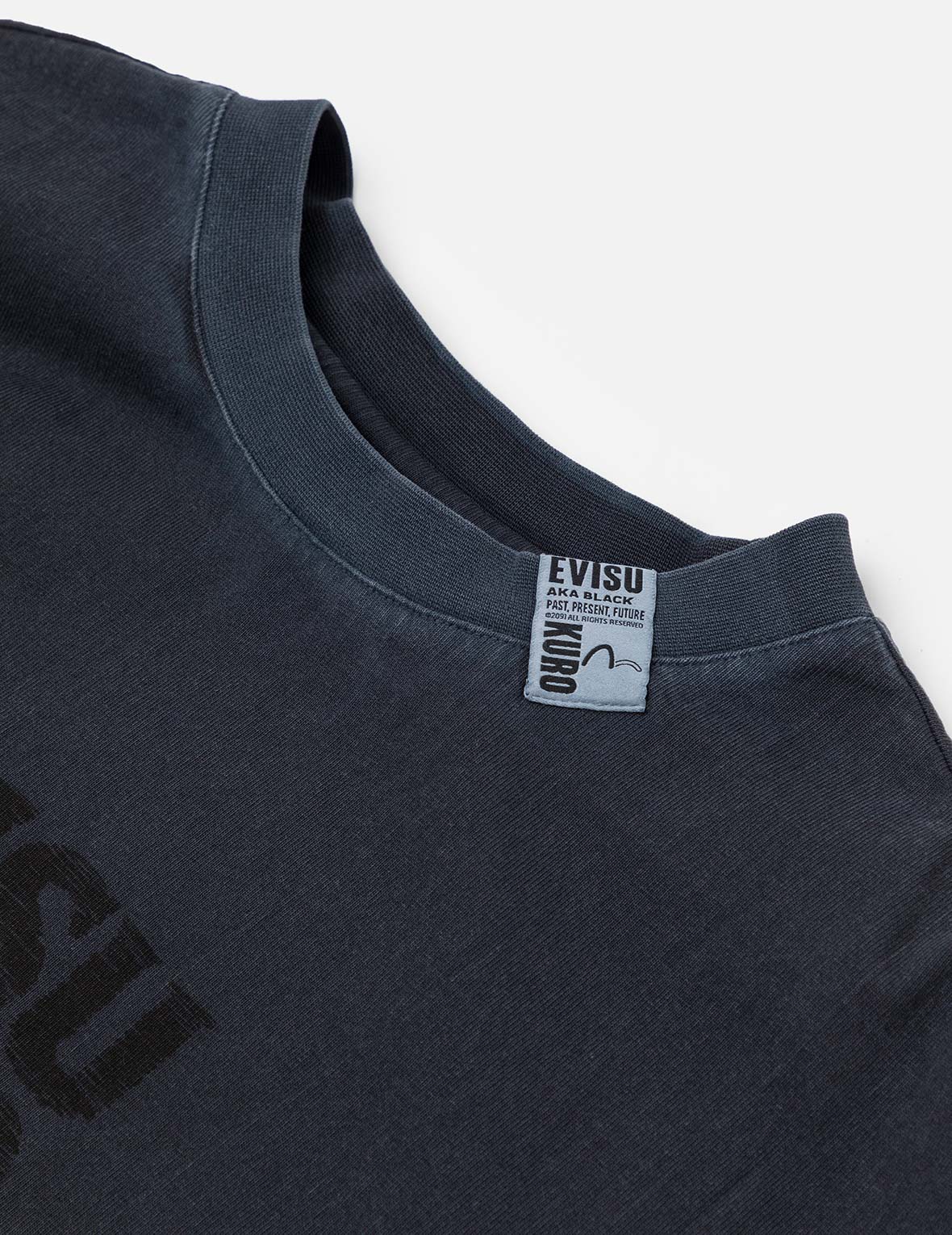 Seagull and Logo Print Washed Relax Fit T-Shirt - Image 18