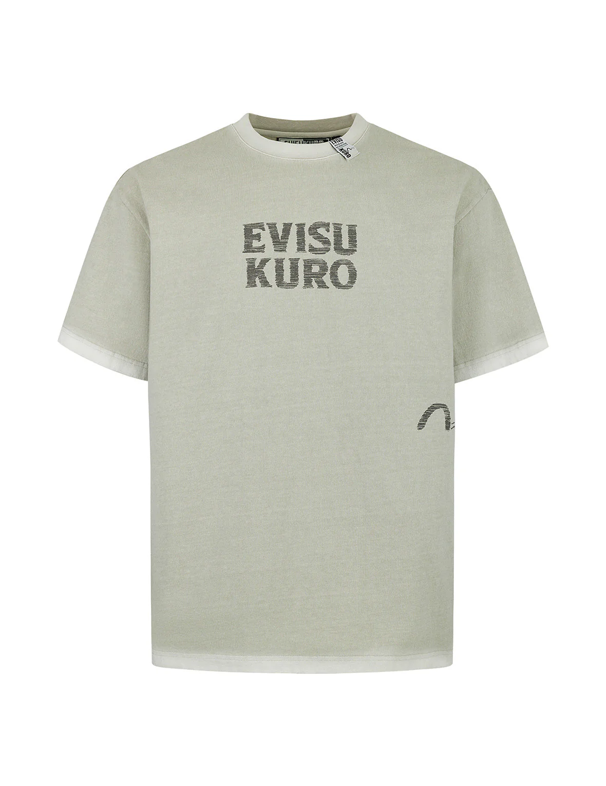 Seagull and Logo Print Washed Relax Fit T-Shirt - Image 22