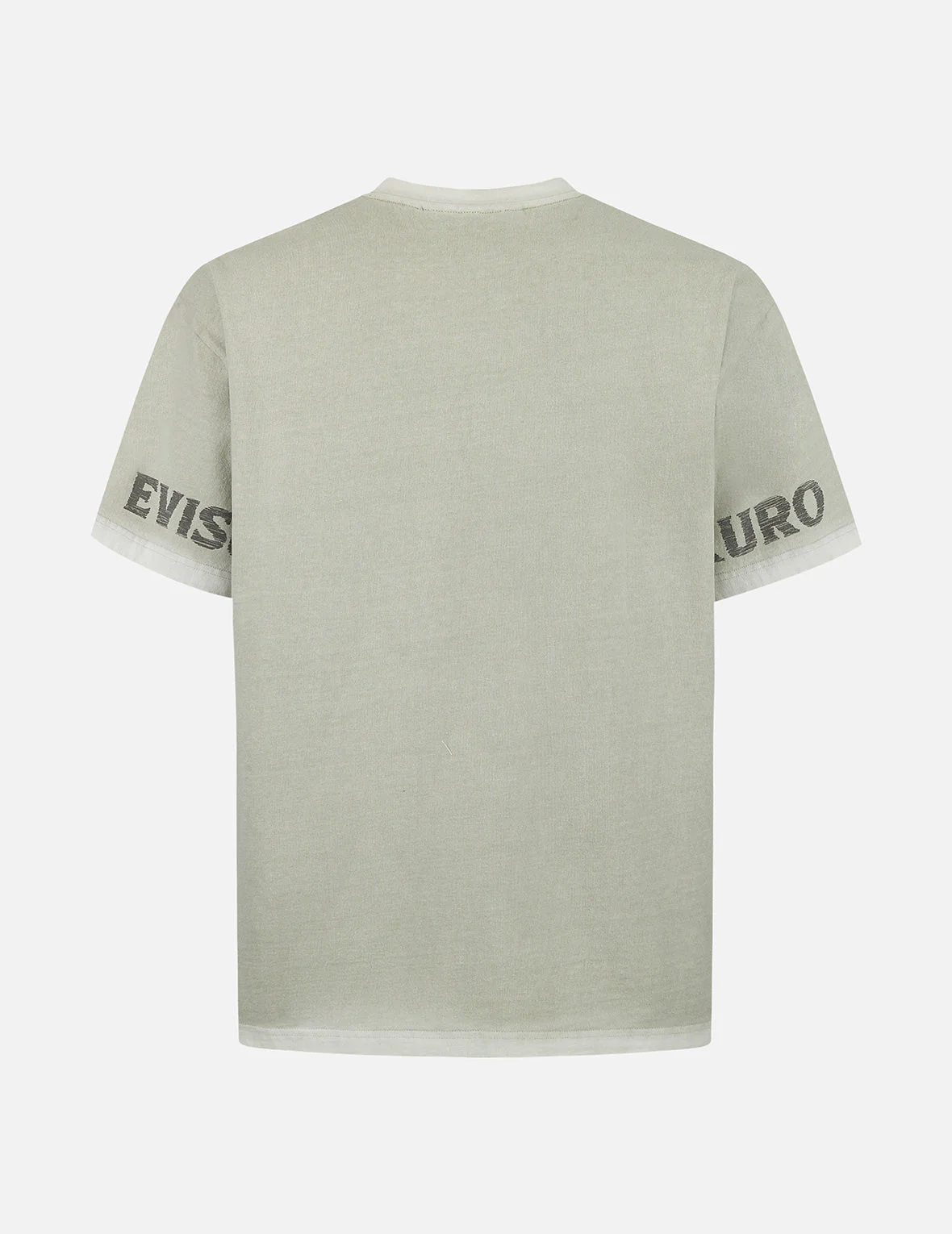 Seagull and Logo Print Washed Relax Fit T-Shirt - Image 3