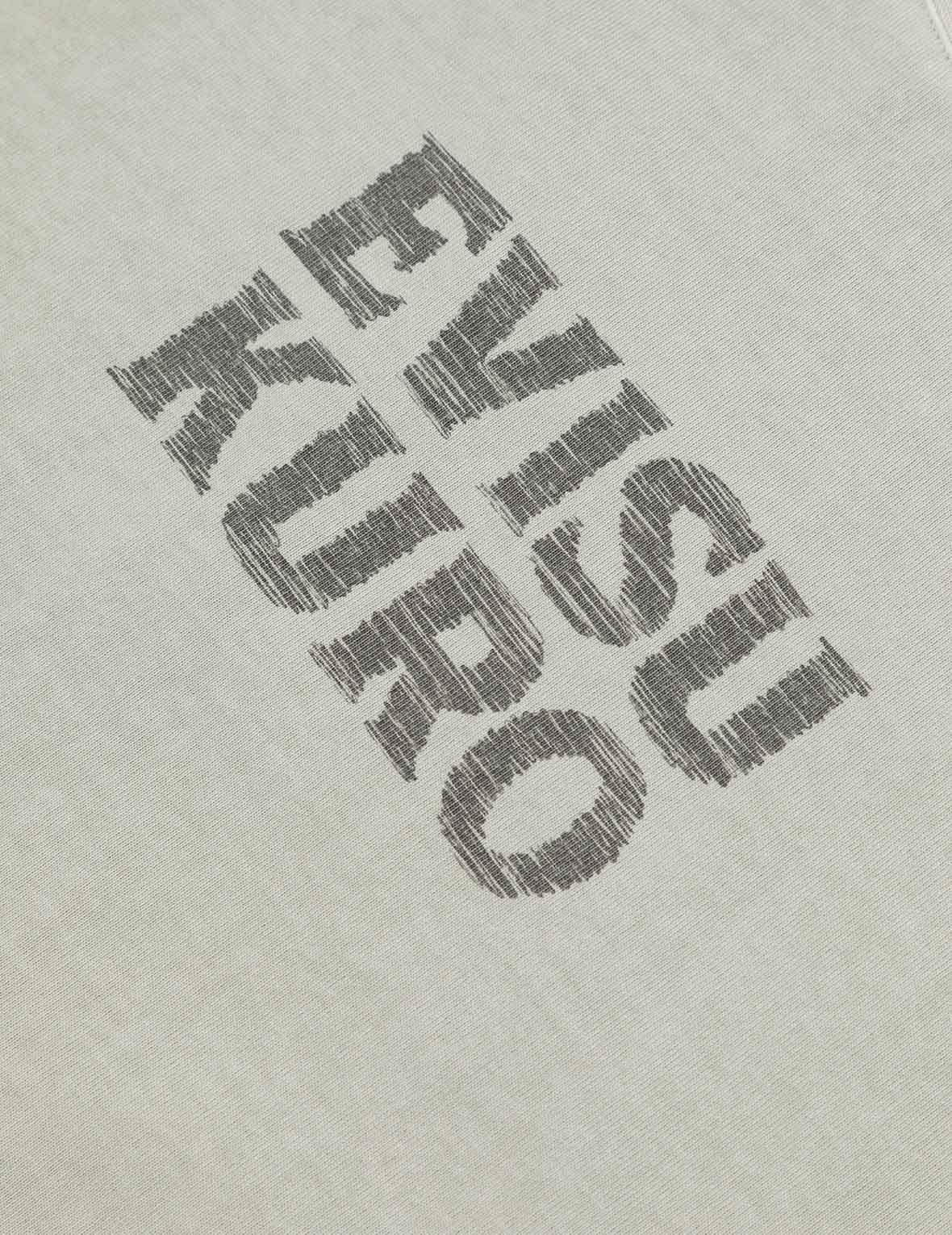 Seagull and Logo Print Washed Relax Fit T-Shirt - Image 9