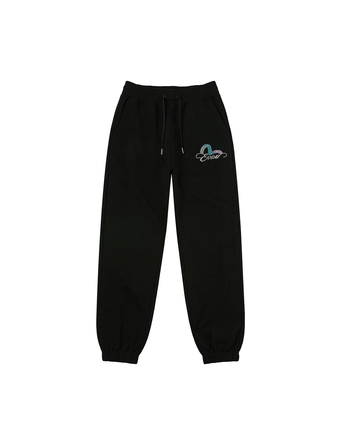 Seagull and Logo Rhinestone Regular Fit Sweatpants - Image 12