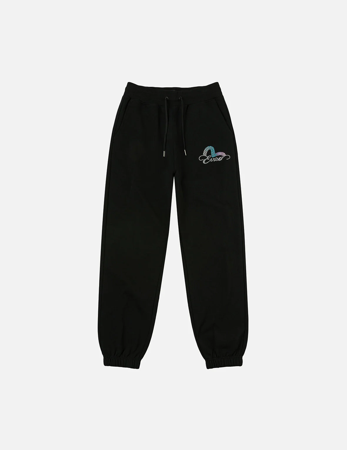Seagull and Logo Rhinestone Regular Fit Sweatpants - Image 3