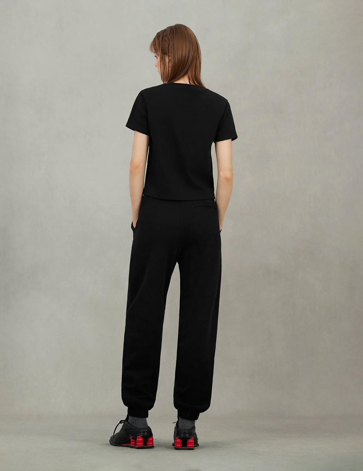 Seagull and Logo Rhinestone Regular Fit Sweatpants - Image 6