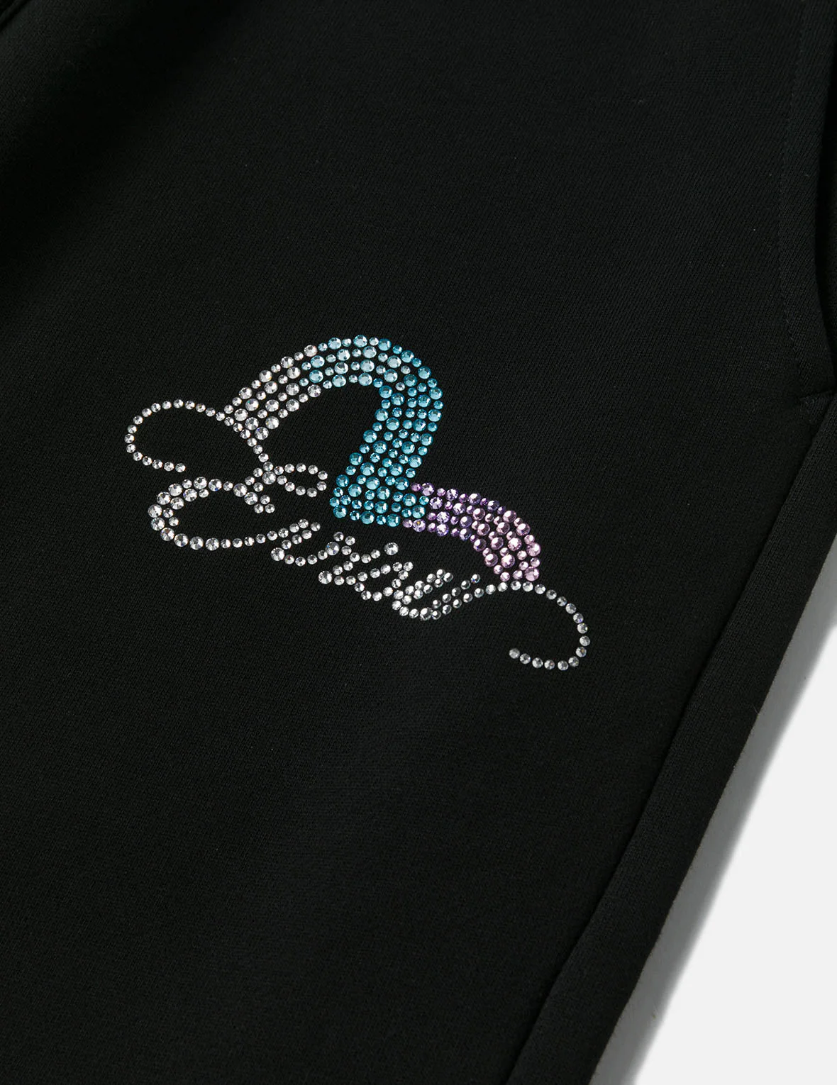 Seagull and Logo Rhinestone Regular Fit Sweatpants - Image 7