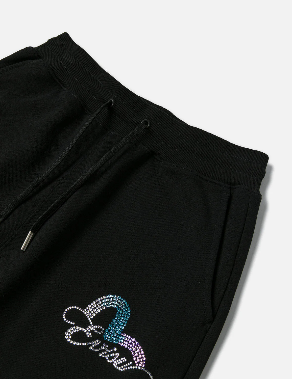 Seagull and Logo Rhinestone Regular Fit Sweatpants - Image 8