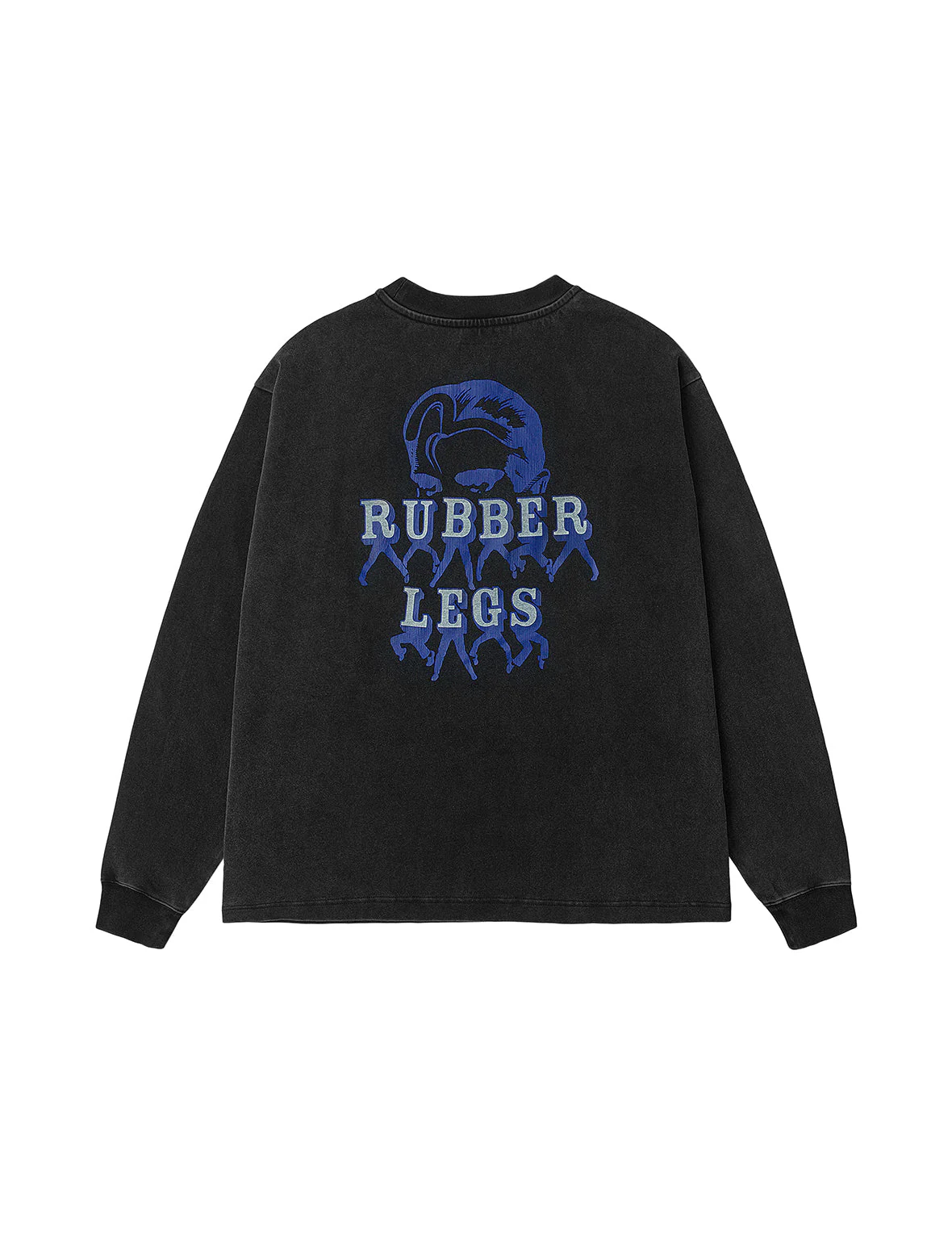 Seagull and Rubber Legs Print Relax Fit Long-sleeve T-shirt - Image 22
