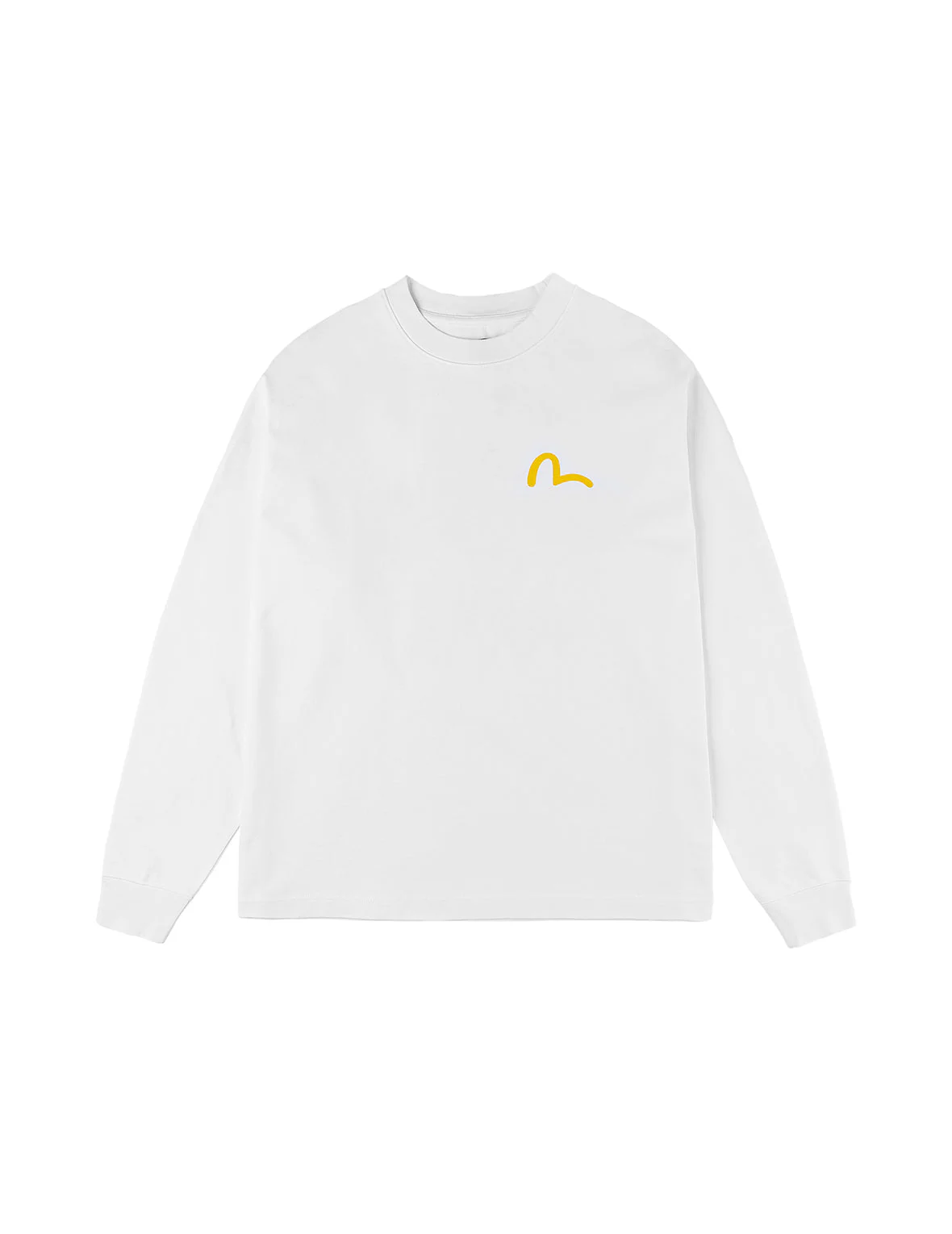 Seagull and Rubber Legs Print Relax Fit Long-sleeve T-shirt - Image 3