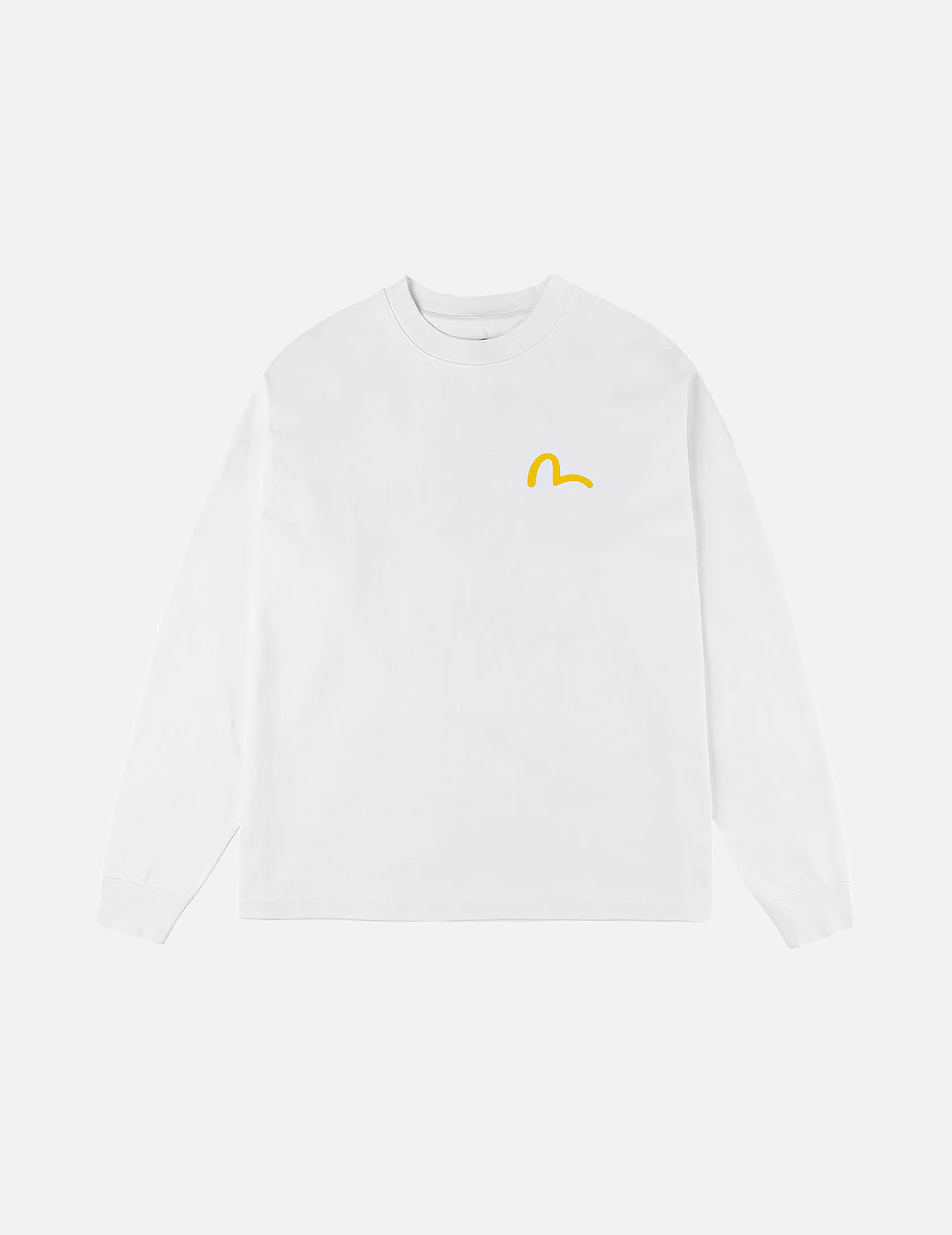 Seagull and Rubber Legs Print Relax Fit Long-sleeve T-shirt - Image 7