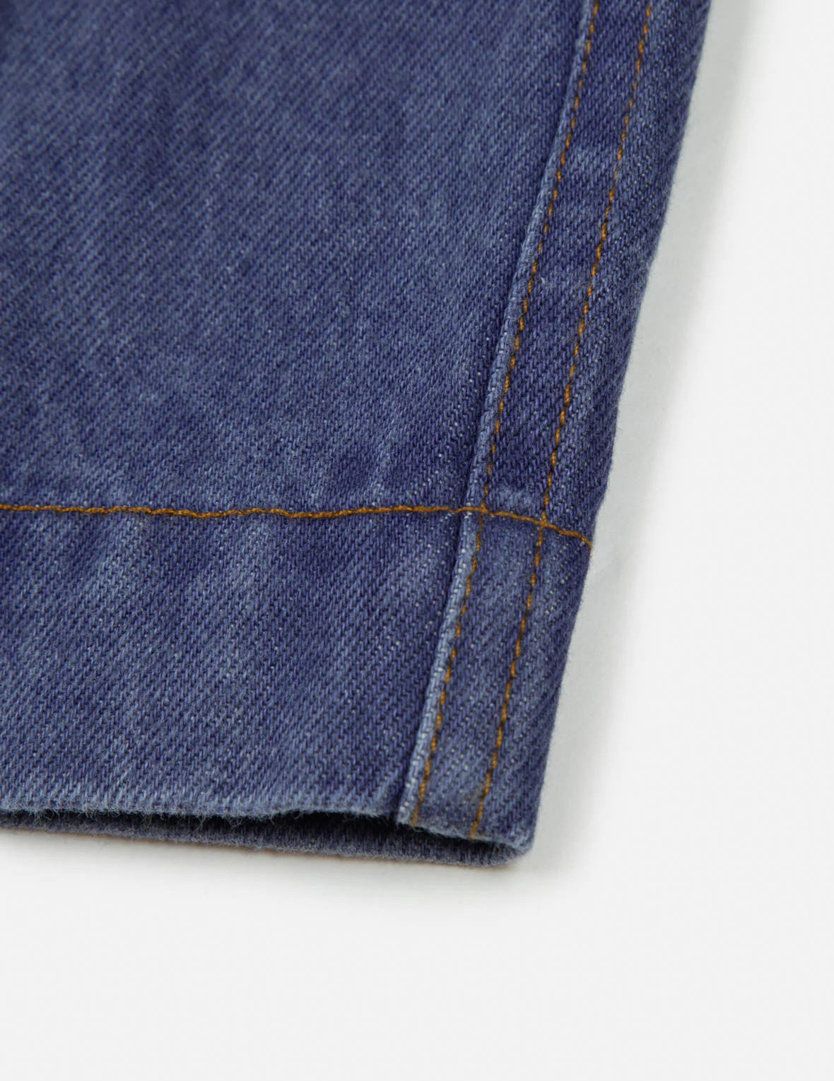 Seagull and Slogan Embroidery Oversized  Denim Coach Jacket - Image 24