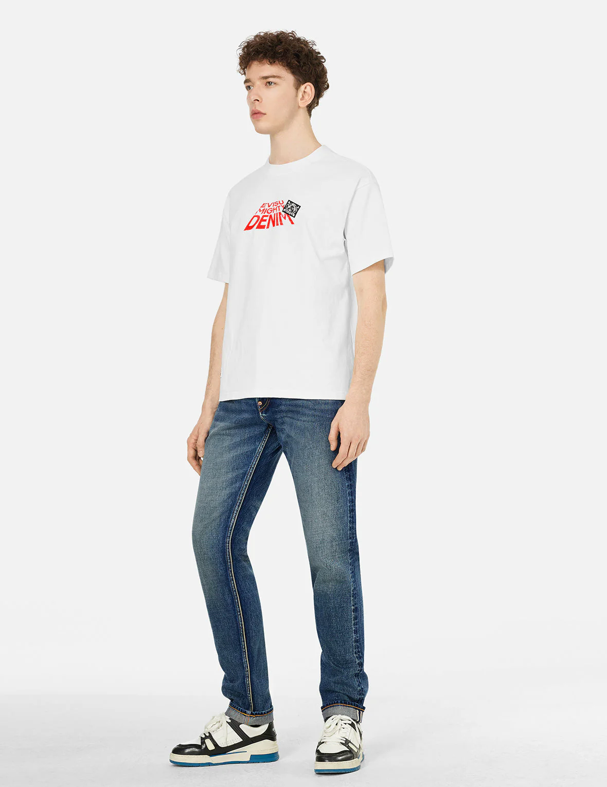 Seagull and Slogan Print Relax Fit T-shirt - Image 5