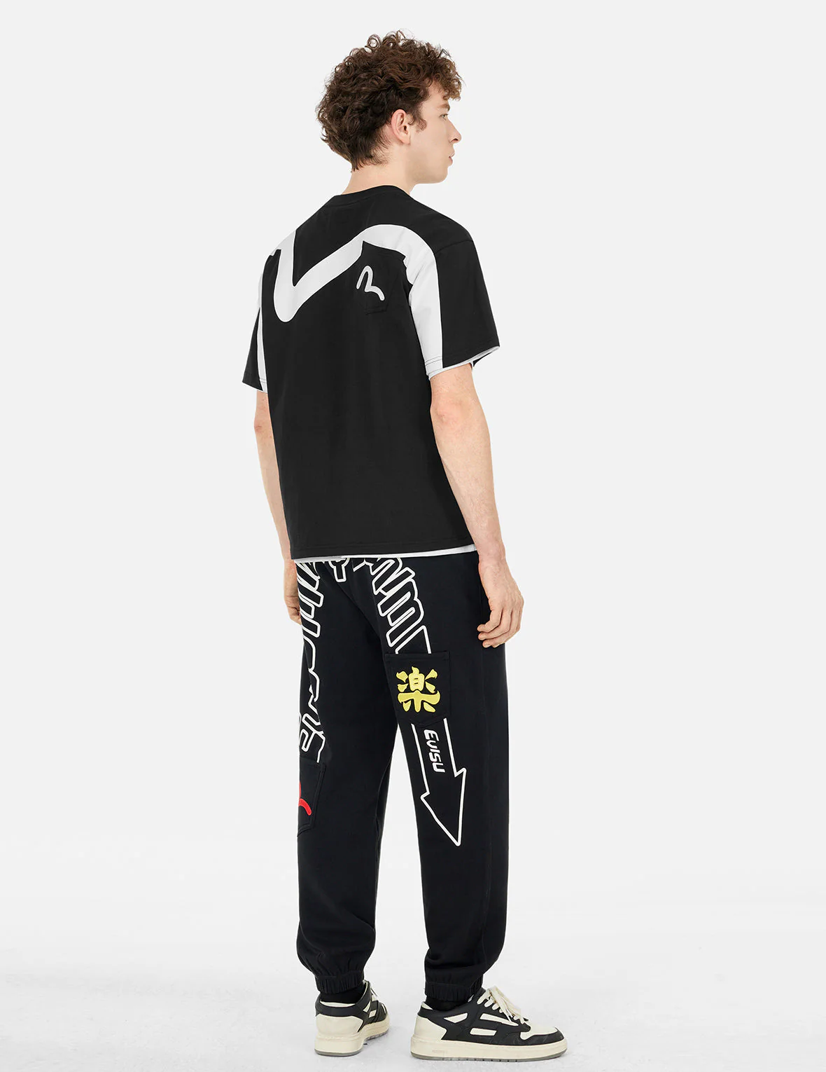 Seagull and Slogan Print Relax Fit T-shirt - Image 8
