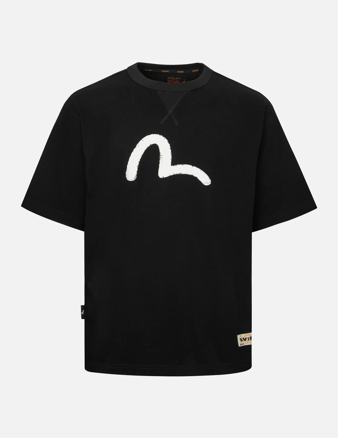 Seagull and Vintage Image Print Relax Fit T-Shirt - Image 2