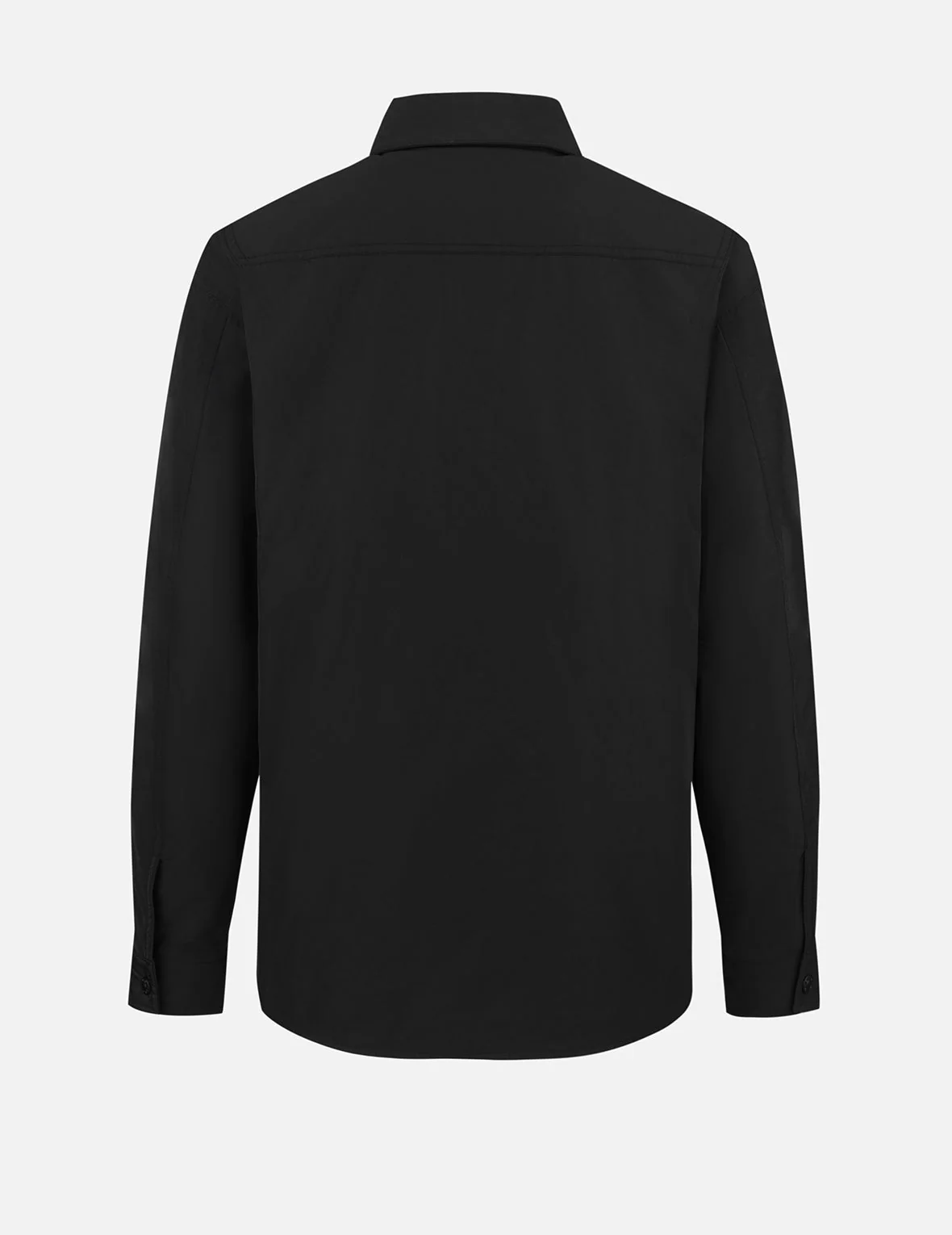 Seagull and Wave Embroidery Relax Fit Padded Shirt Jacket - Image 2