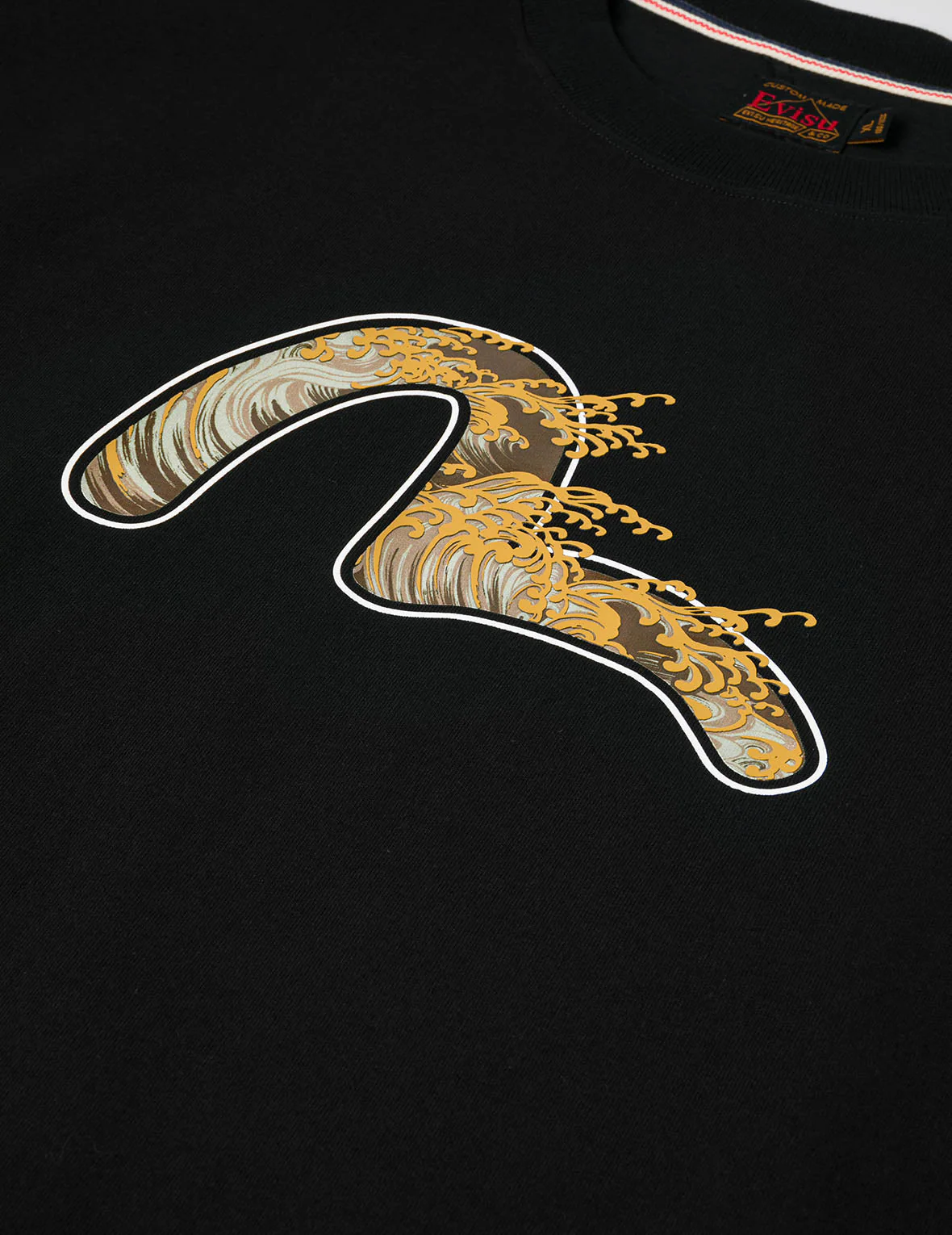 Seagull and Wave Print Relax Fit T-Shirt - Image 13