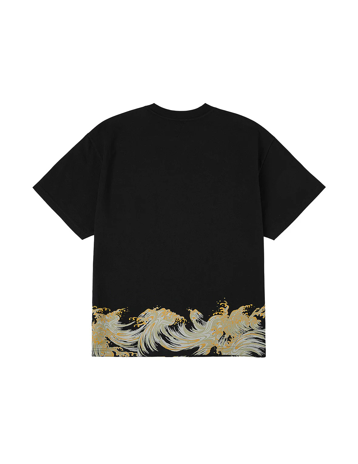 Seagull and Wave Print Relax Fit T-Shirt - Image 3