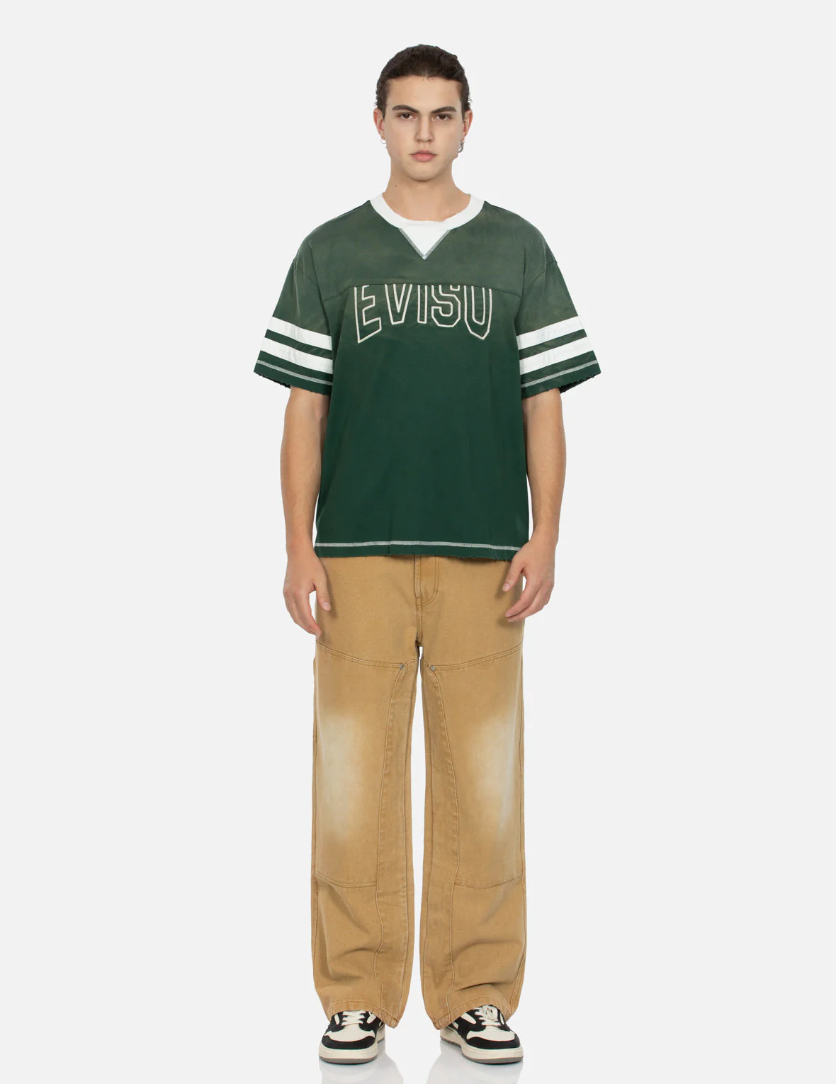 Seagull Appliqué Embroidery Baggy Fit Carpenter pants - Image 12