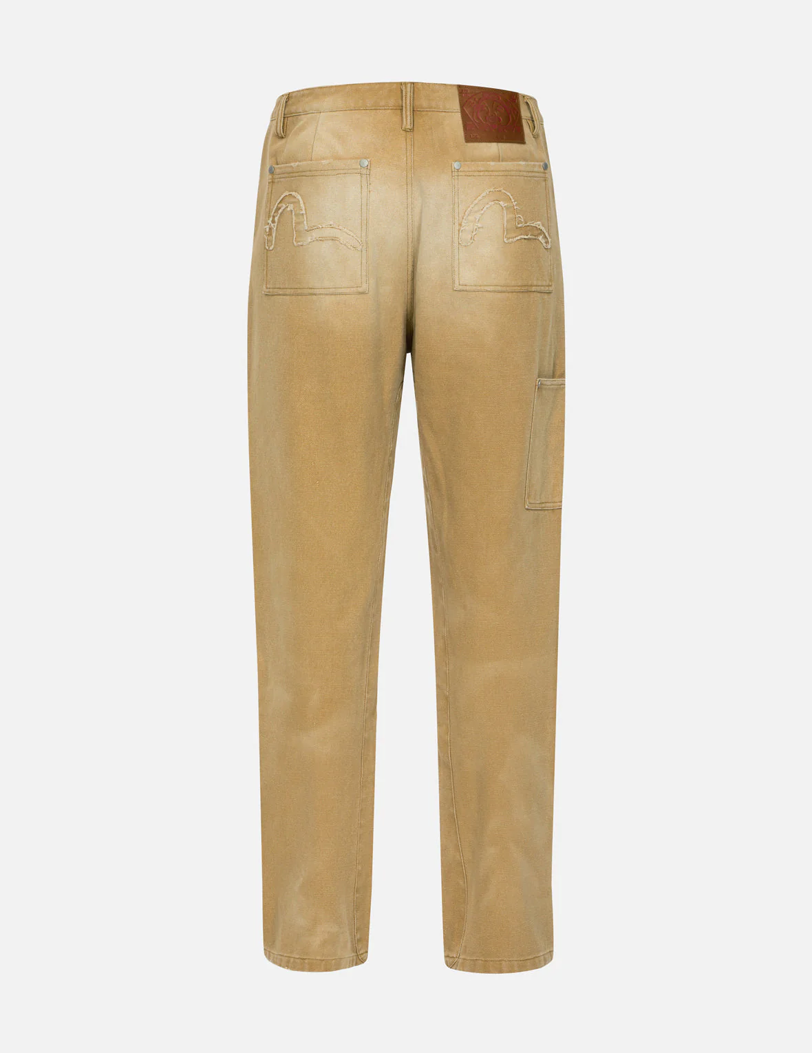 Seagull Appliqué Embroidery Baggy Fit Carpenter pants - Image 2