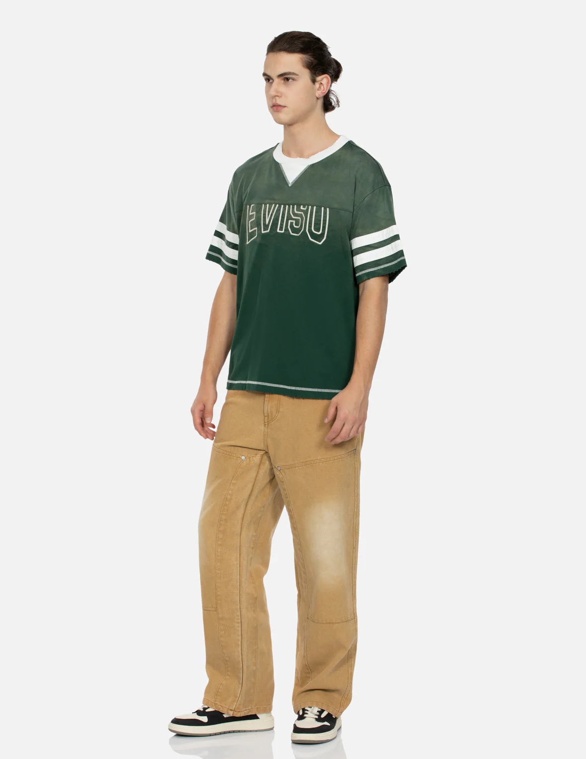 Seagull Appliqué Embroidery Baggy Fit Carpenter pants - Image 8