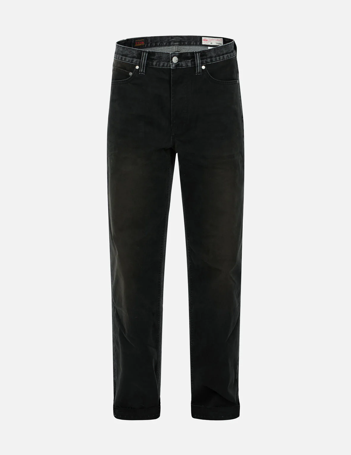 Seagull Appliqué Embroidery Baggy Fit Patchwork Jeans - Image 3