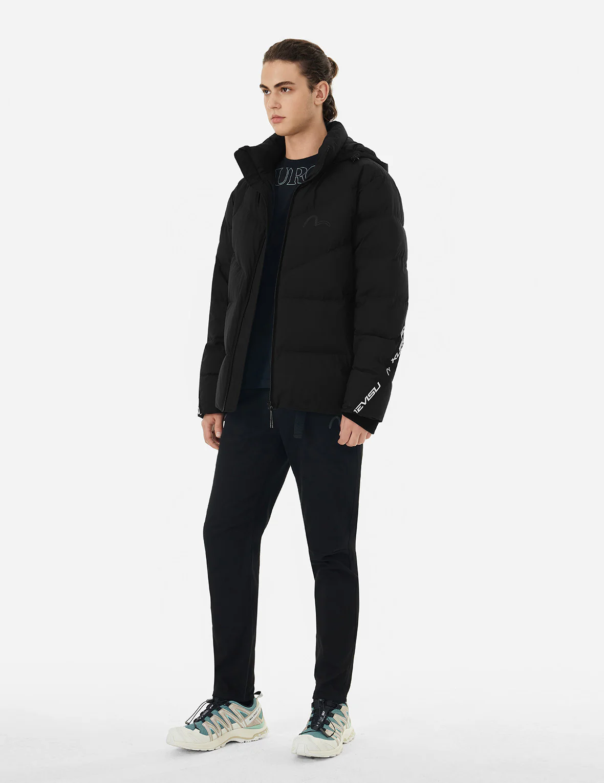 Seagull Appliqué Regular Fit Down Jacket - Image 4