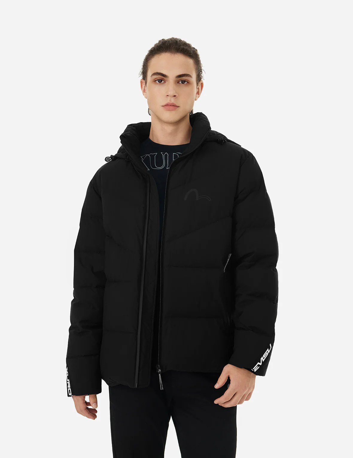 Seagull Appliqué Regular Fit Down Jacket - Image 6