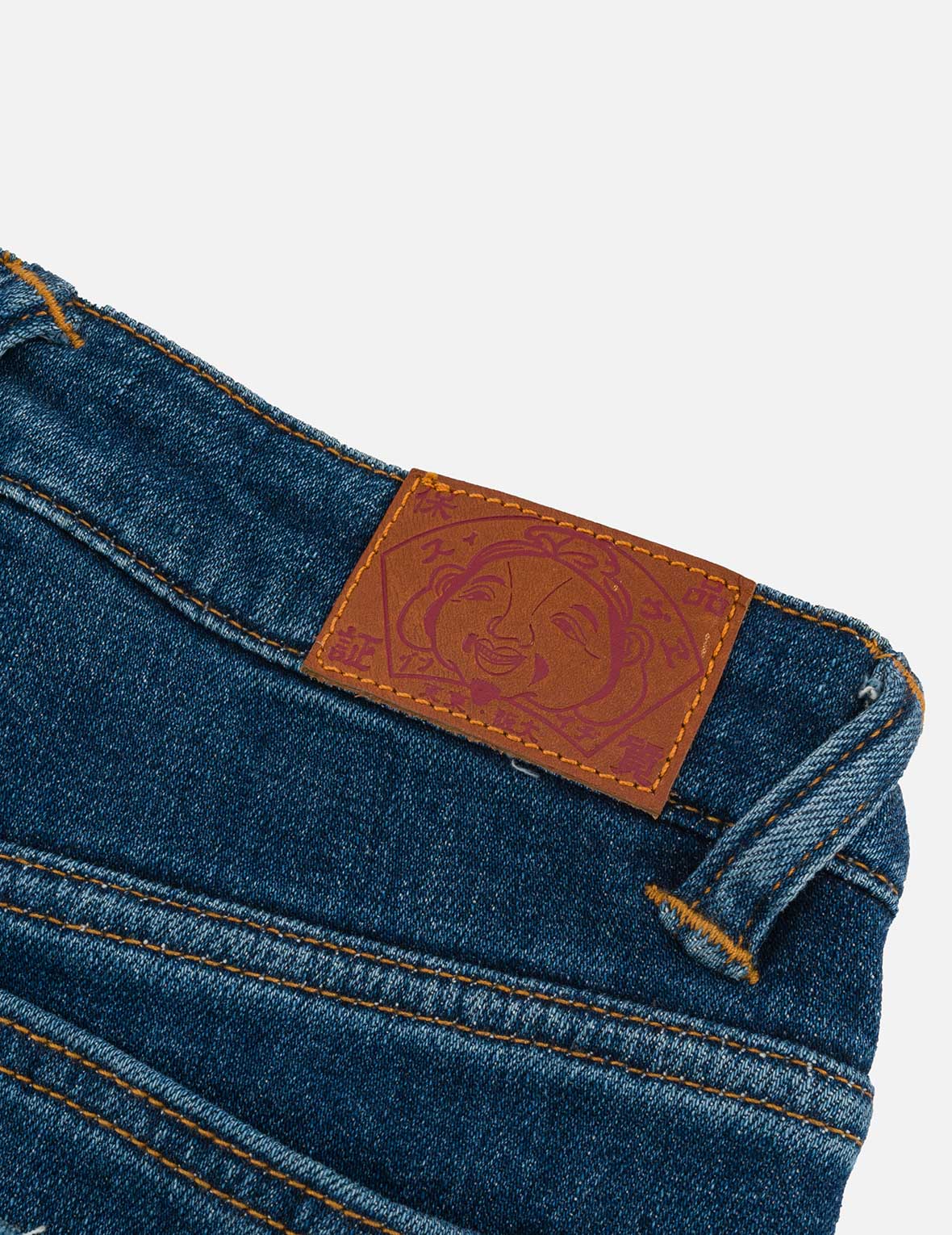 Seagull Appliqué Embroidery Skinny Jeans - Image 8