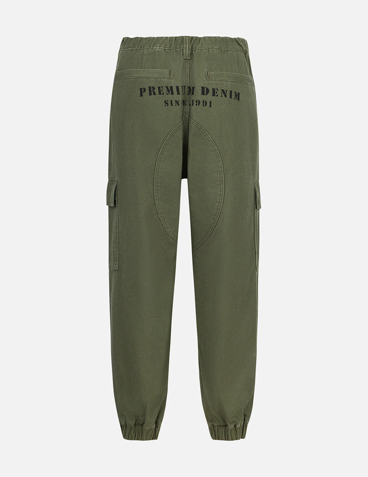 Seagull Appliqué Embroidery Wide-leg Woven Jogger - Image 2