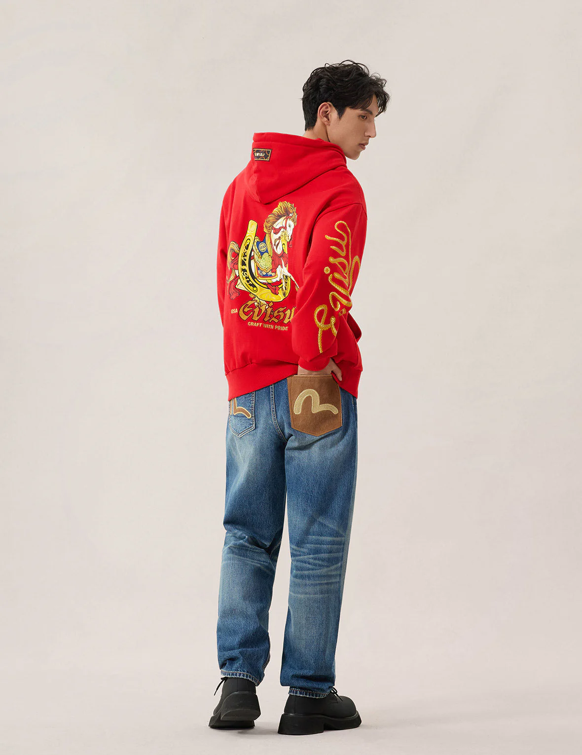 Seagull Appliqué Pocket Jeans #2030 - Image 16