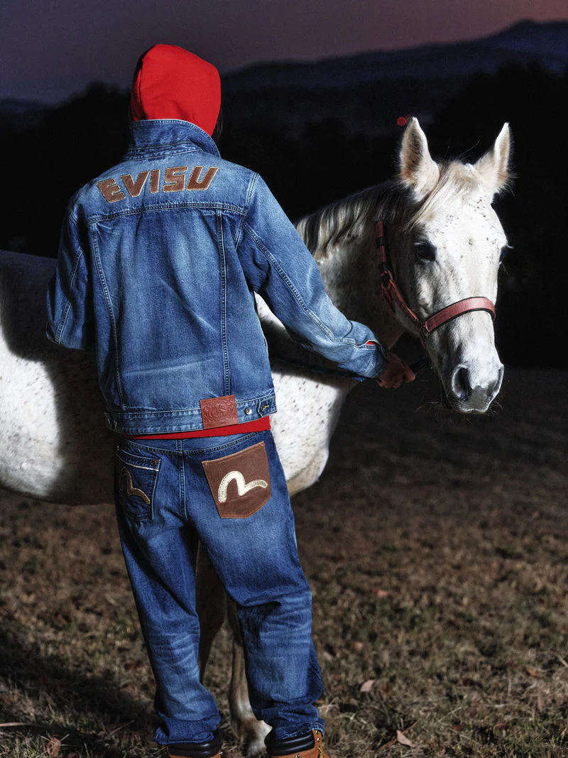 Seagull Appliqué Pocket Jeans #2030 - Image 6