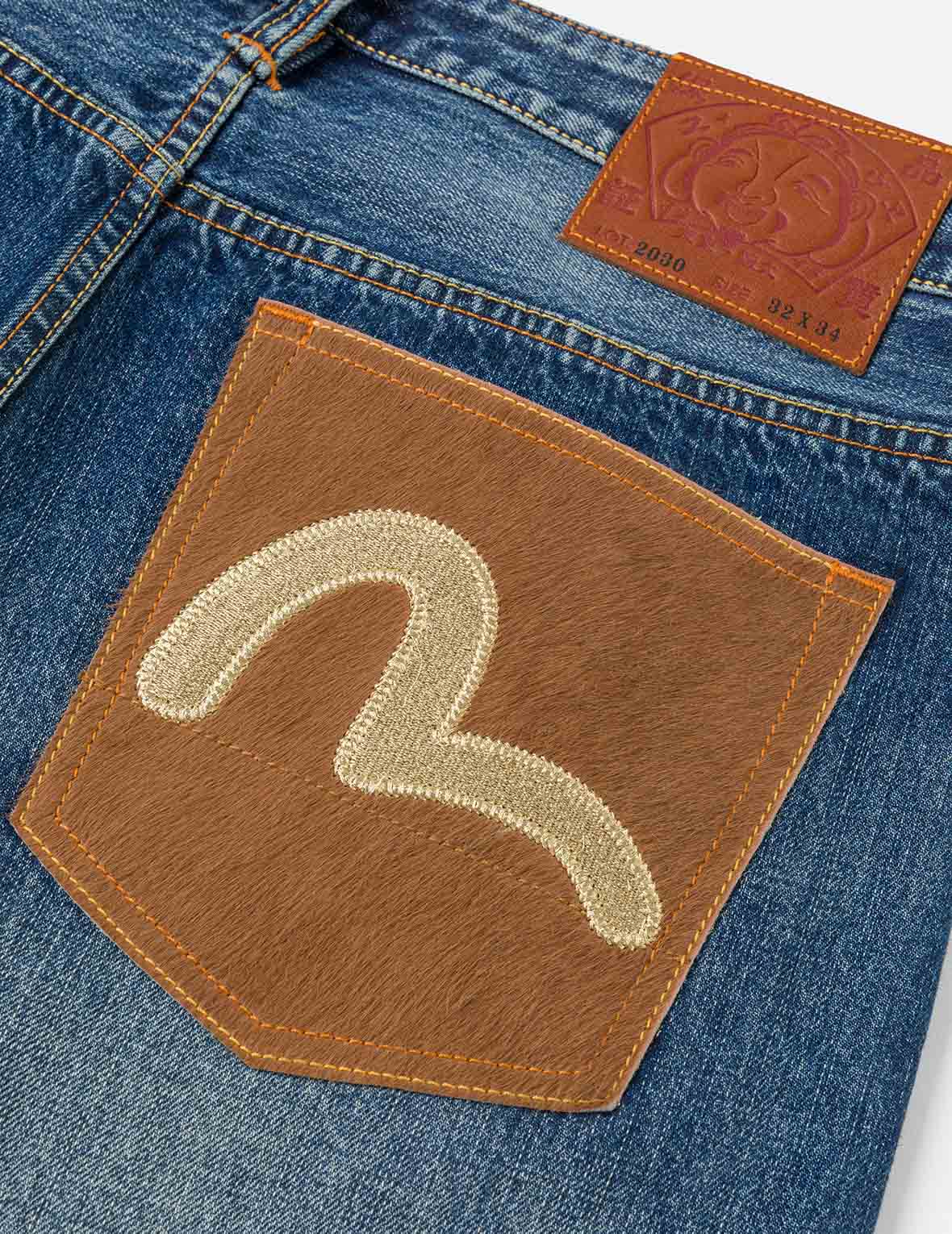 Seagull Appliqué Pocket Jeans #2030 - Image 7