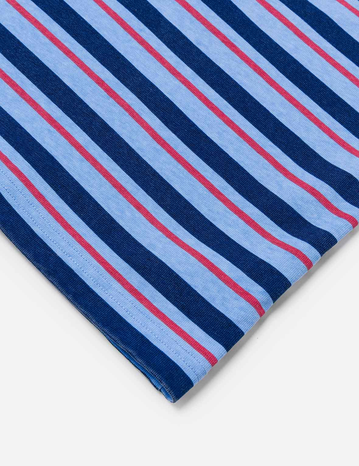 Seagull Appliqué Relax Fit Stripe T-Shirt - Image 11