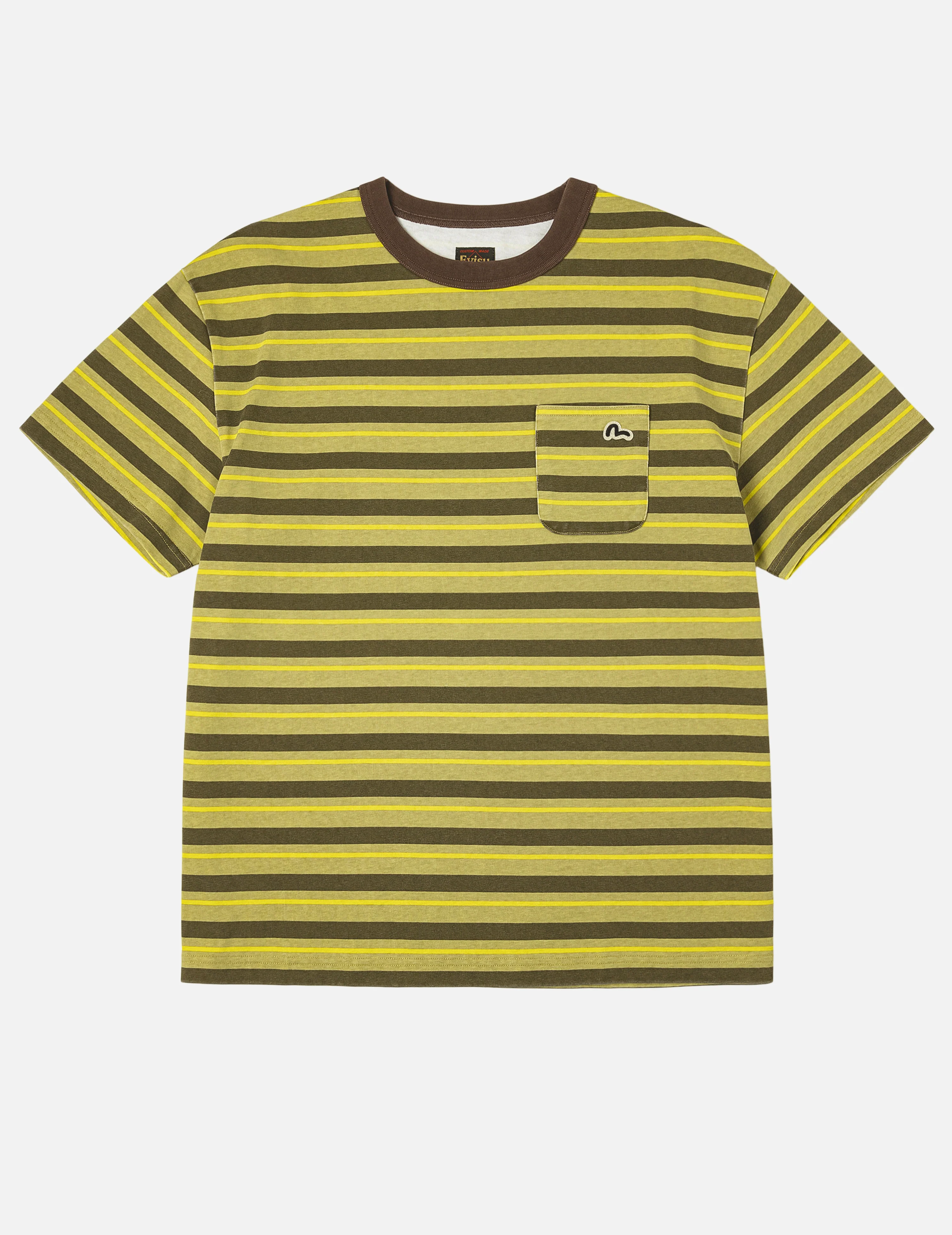 Seagull Appliqué Relax Fit Stripe T-Shirt - Image 3