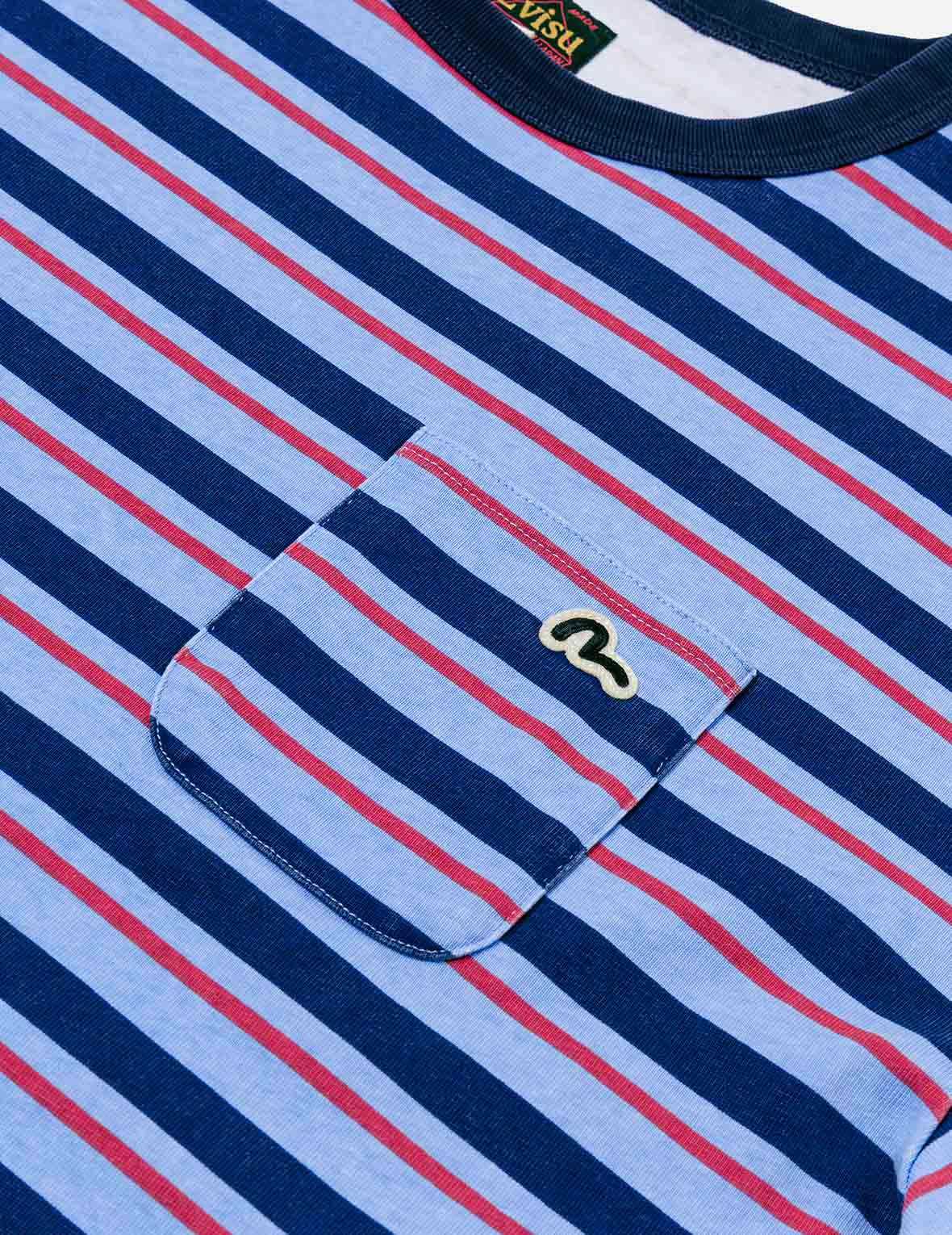 Seagull Appliqué Relax Fit Stripe T-Shirt - Image 7