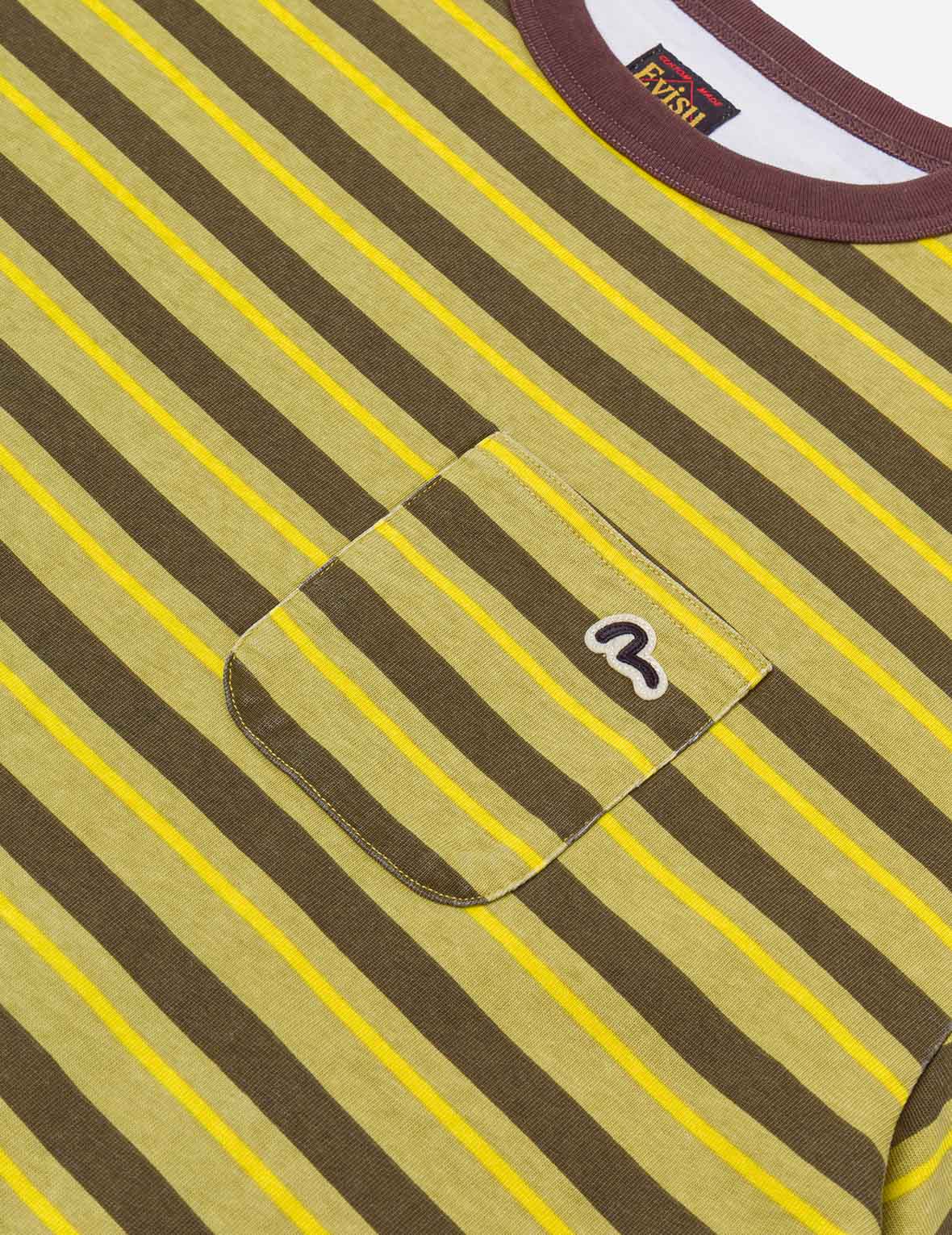 Seagull Appliqué Relax Fit Stripe T-Shirt - Image 8