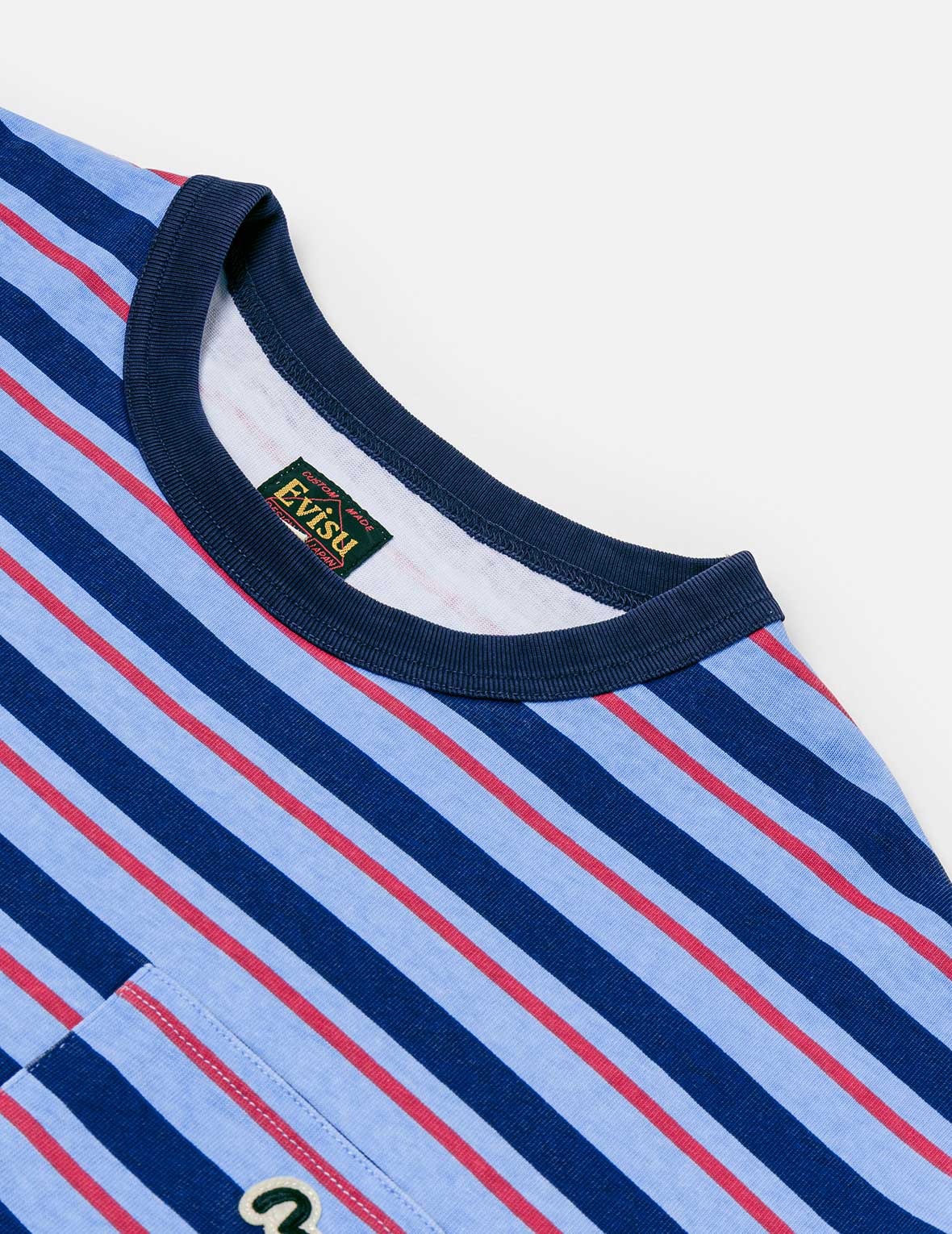 Seagull Appliqué Relax Fit Stripe T-Shirt - Image 9