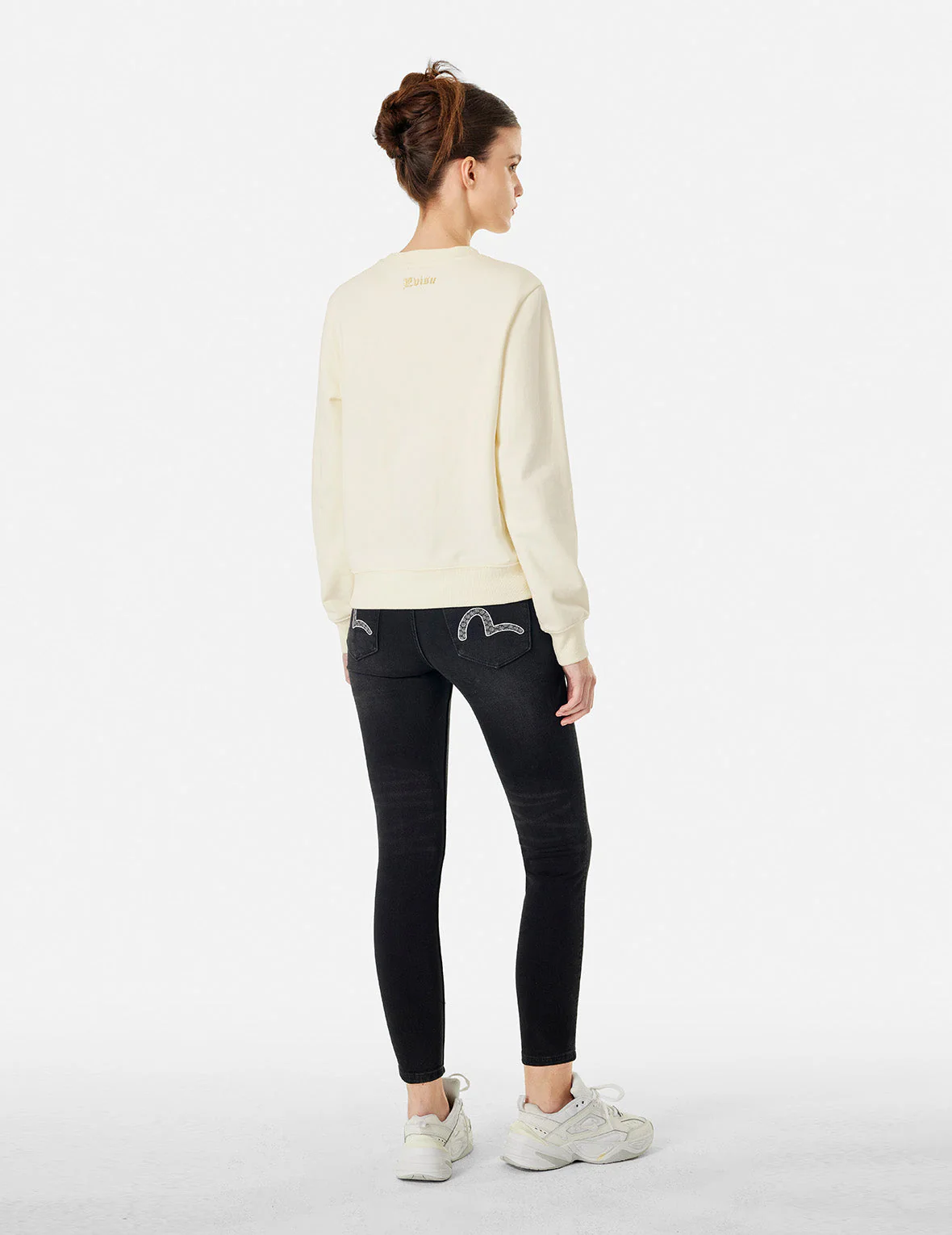 Seagull Brocade Appliqué and Logo Embroidery Regular Fit Sweatshirt - Image 12