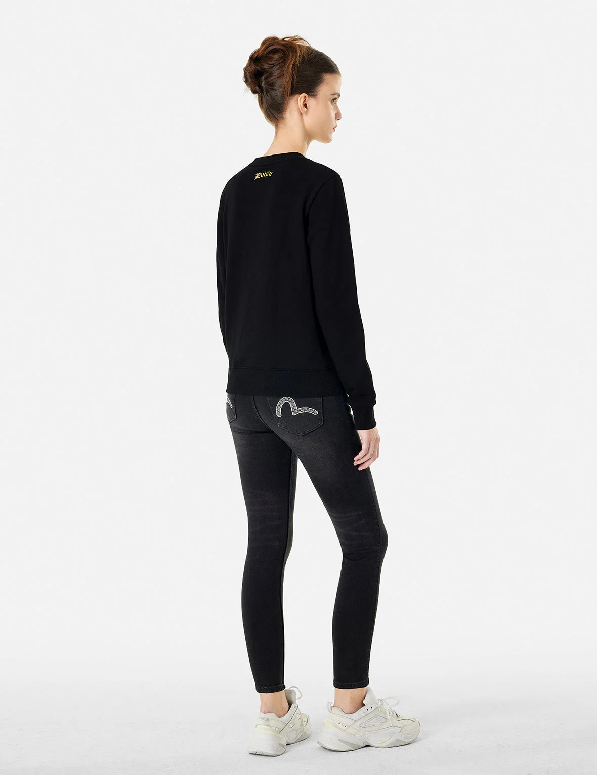 Seagull Brocade Appliqué and Logo Embroidery Regular Fit Sweatshirt - Image 4